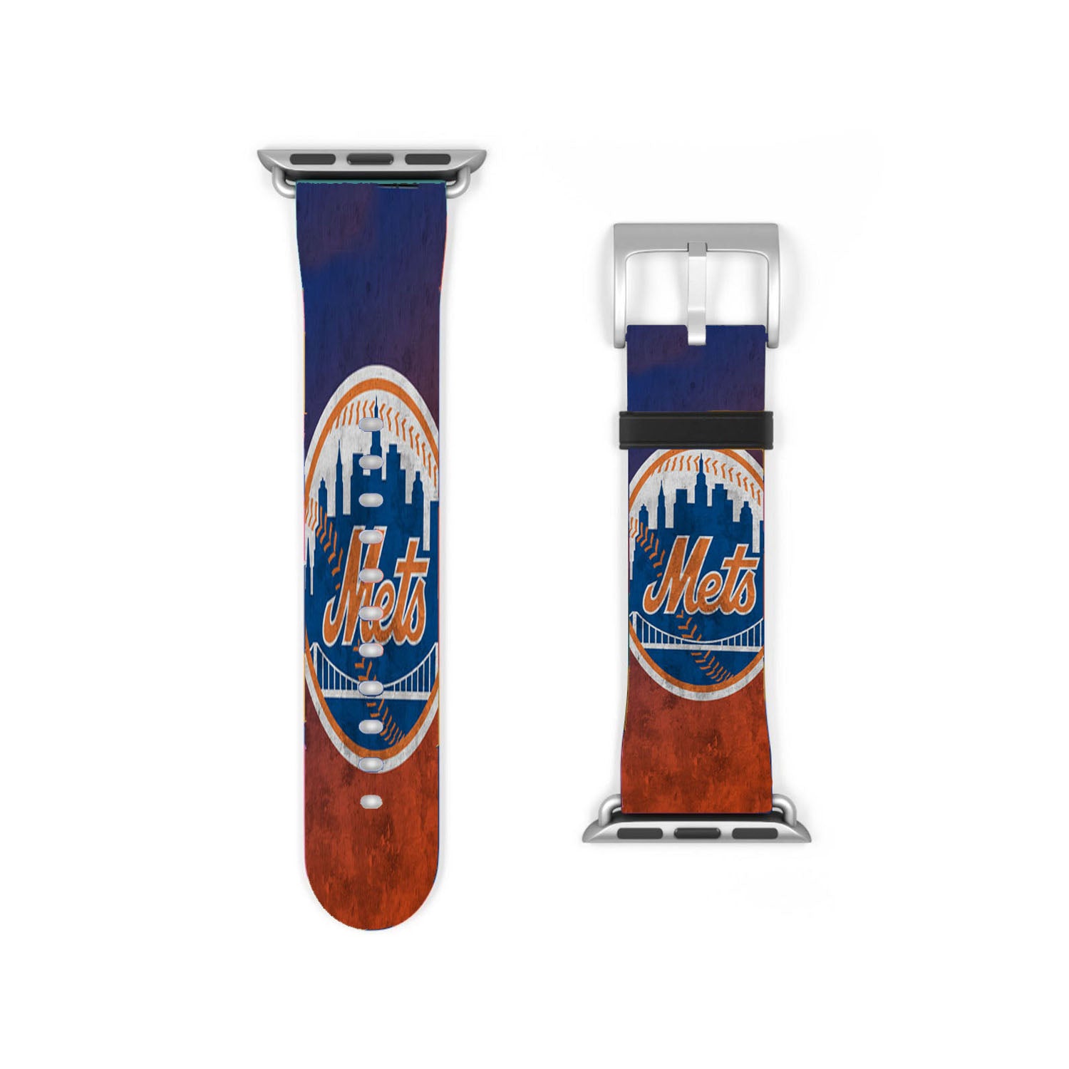 New York Mets Texture Apple Watch Band 38Mm - 44Mm