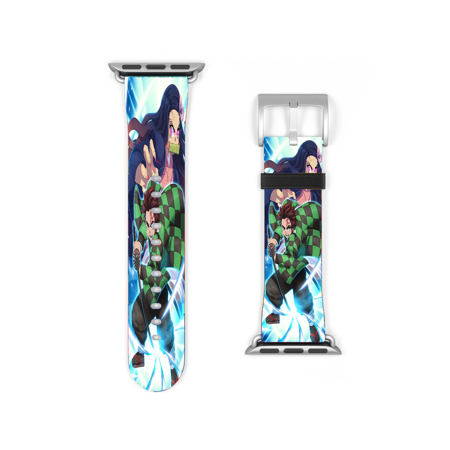 Nezuko And Tanjiro Kamado Demon Slayer Kimetsu No Yaiba Apple Watch Band 38Mm - 44Mm