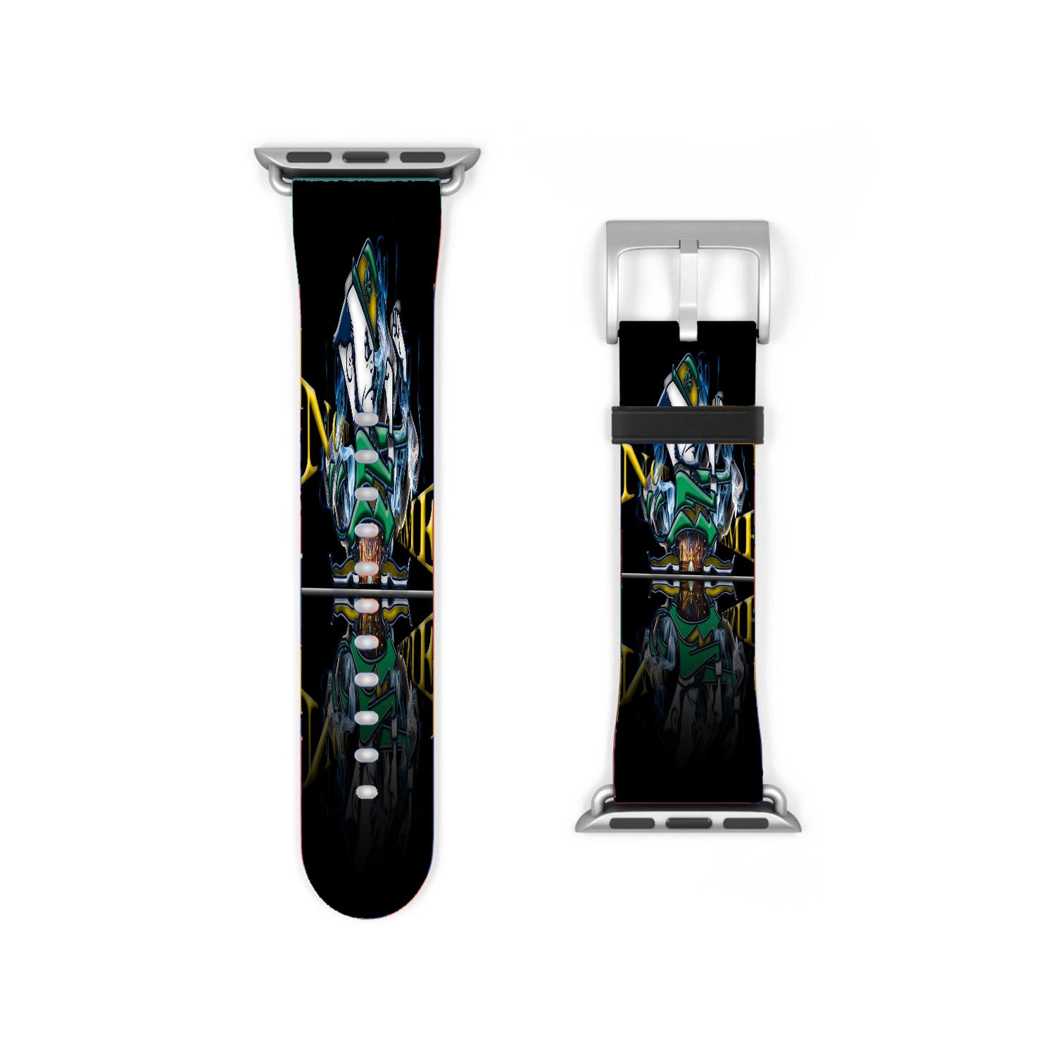 Notre Dame Fighting Irish Black Apple Watch Band 38Mm - 44Mm