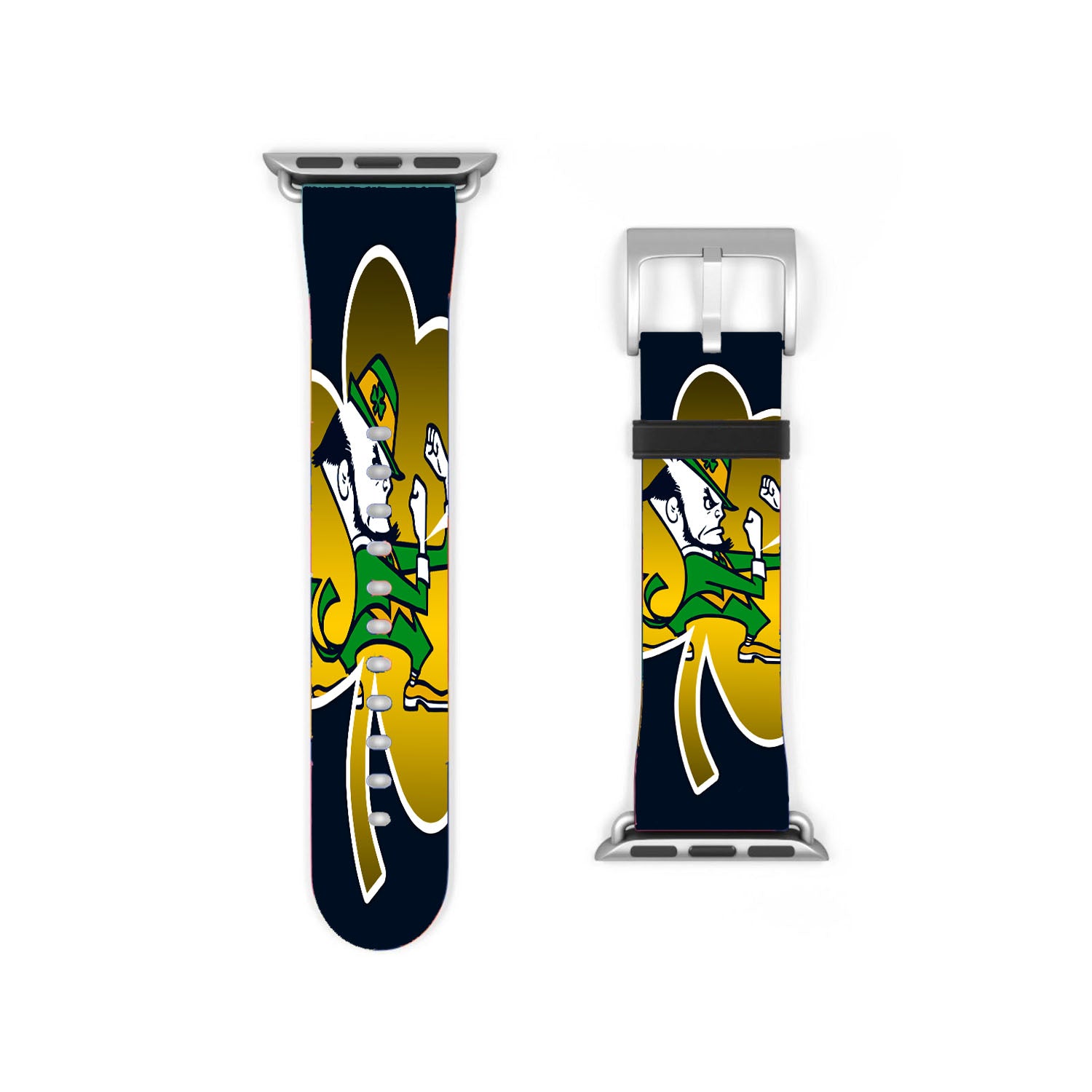 Notre Dame Fighting Irish Gold And Blue Icon Wallpapers Apple Watch Band 38Mm - 44Mm
