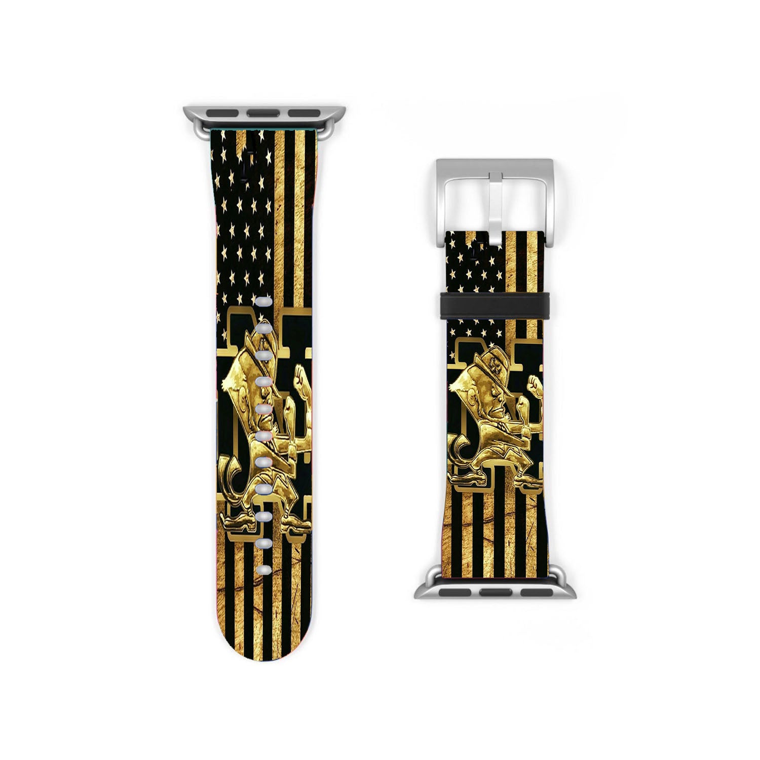 Notre Dame Fighting Irish Gold Usa Apple Watch Band 38Mm - 44Mm