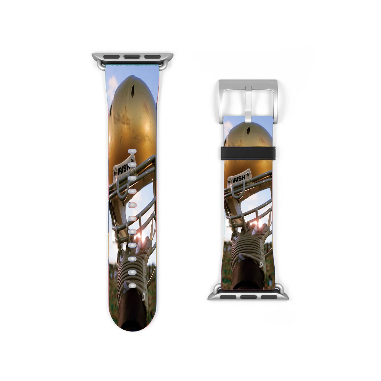 Notre Dame Fighting Irish Golden Helmet Wallpapers Apple Watch Band 38Mm - 44Mm