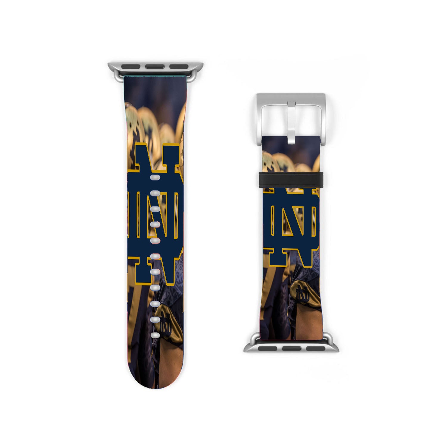 Notre Dame Fighting Irish Helmet With Logo Apple Watch Band 38Mm - 44Mm