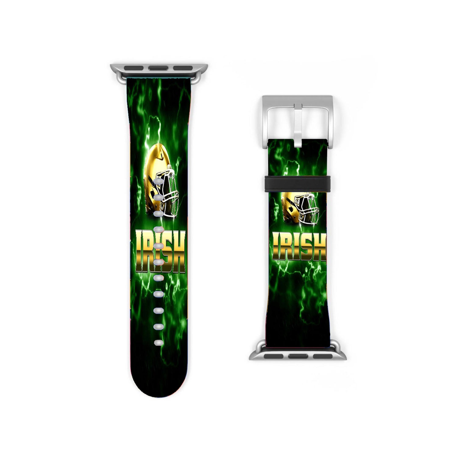 Notre Dame Irish Logo Green Apple Watch Band 38Mm - 44Mm