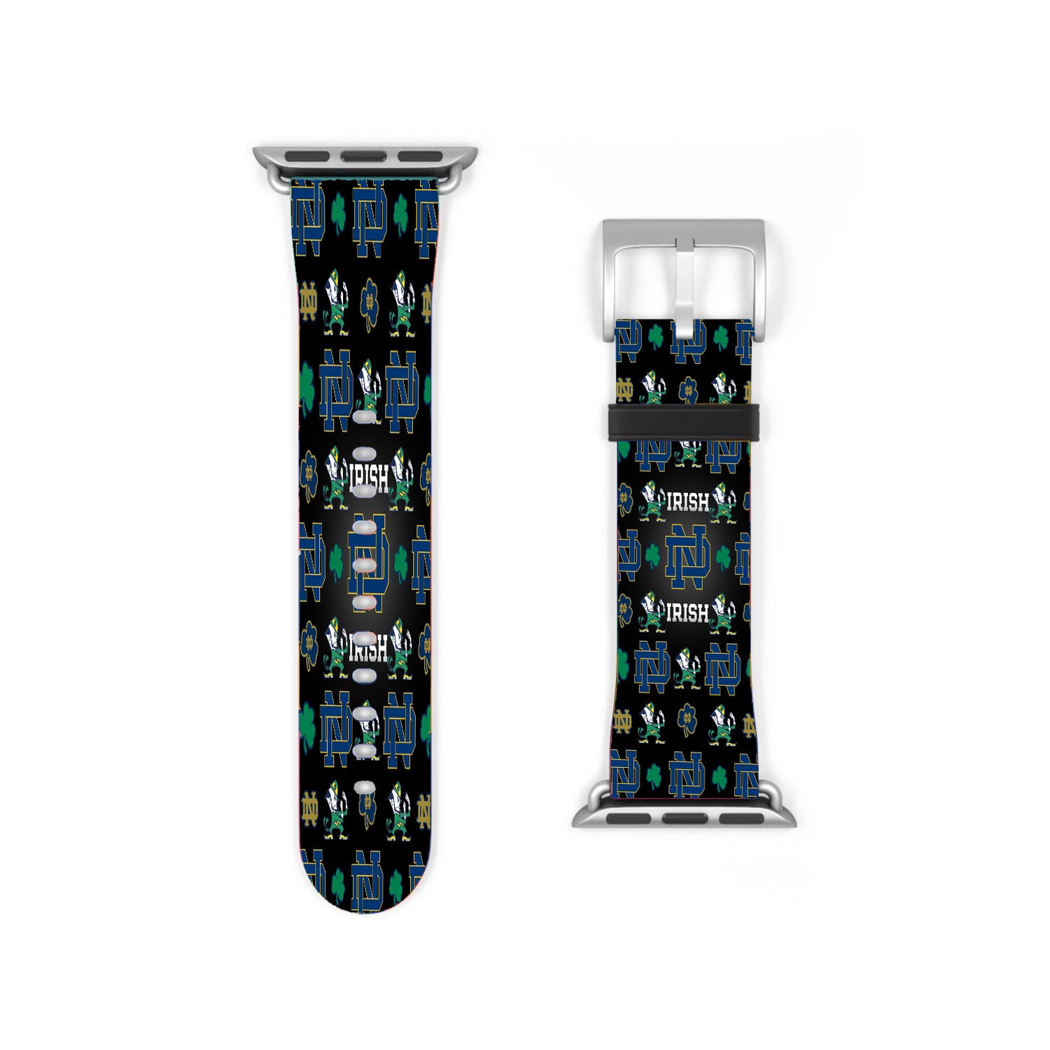Notre Dame Irish Logo Pattern Apple Watch Band 38Mm - 44Mm