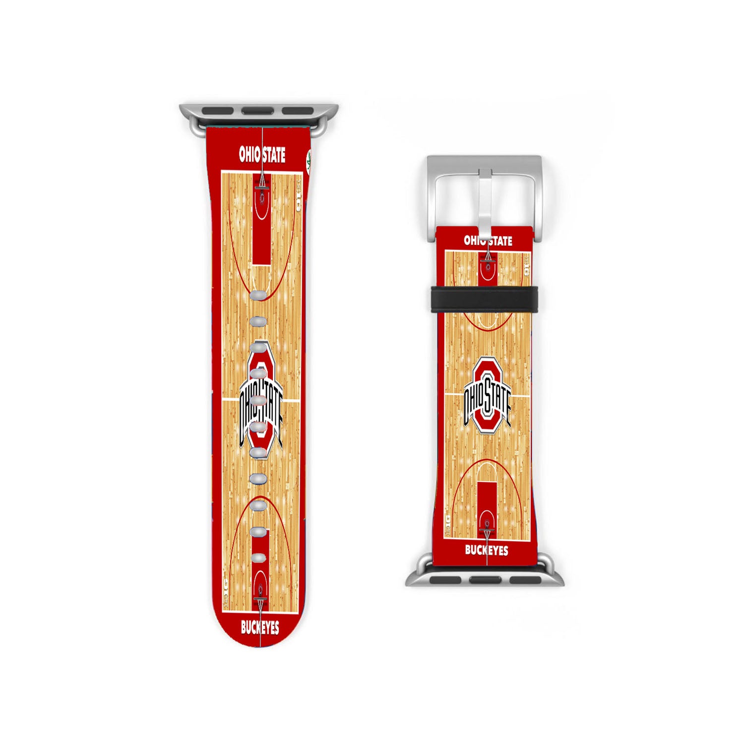 Ohio State Buckeyes Basketball Court Apple Watch Band 38Mm - 44Mm