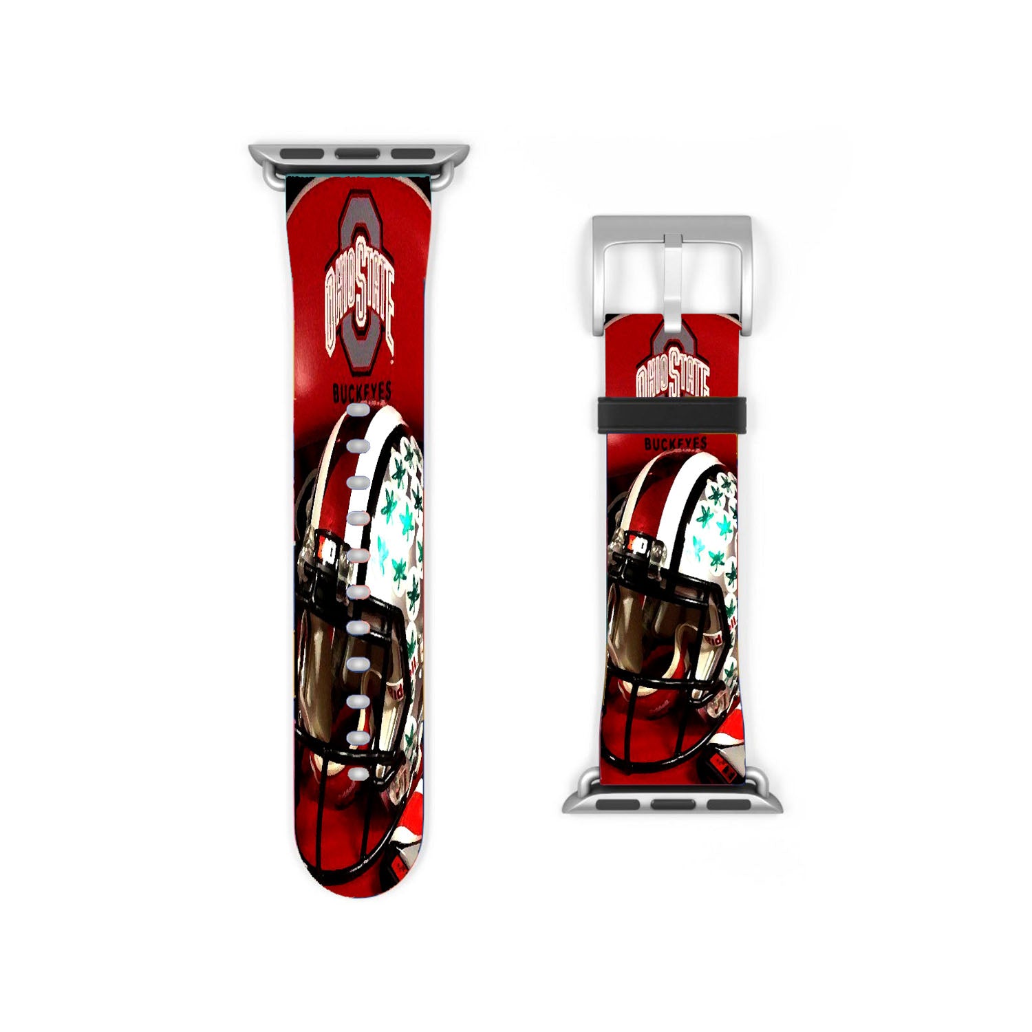 Ohio State Watch Buckeyes Fossil Mens Apple Watch Band 38Mm - 44Mm