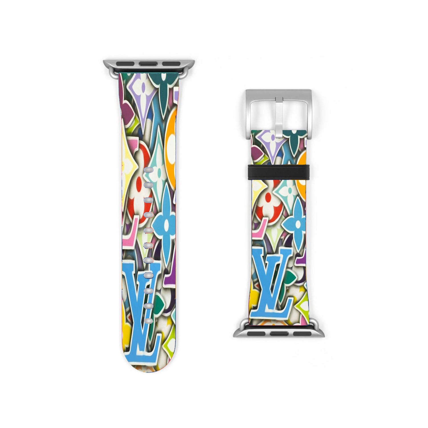 Pattern Takasi Murakami Lv Style Apple Watch Band 38Mm - 44Mm
