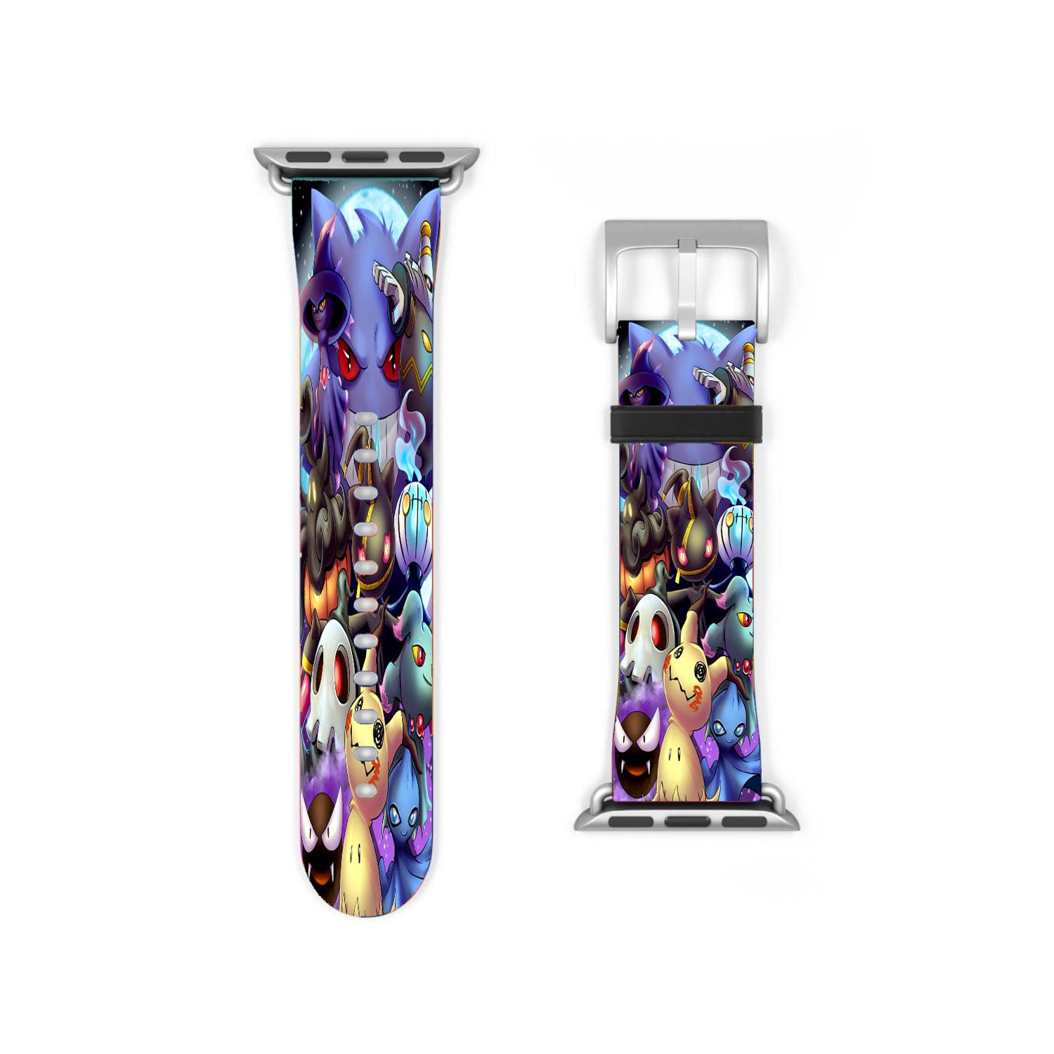 Pikachu And Pokemon Night Doodle Apple Watch Band 38Mm - 44Mm