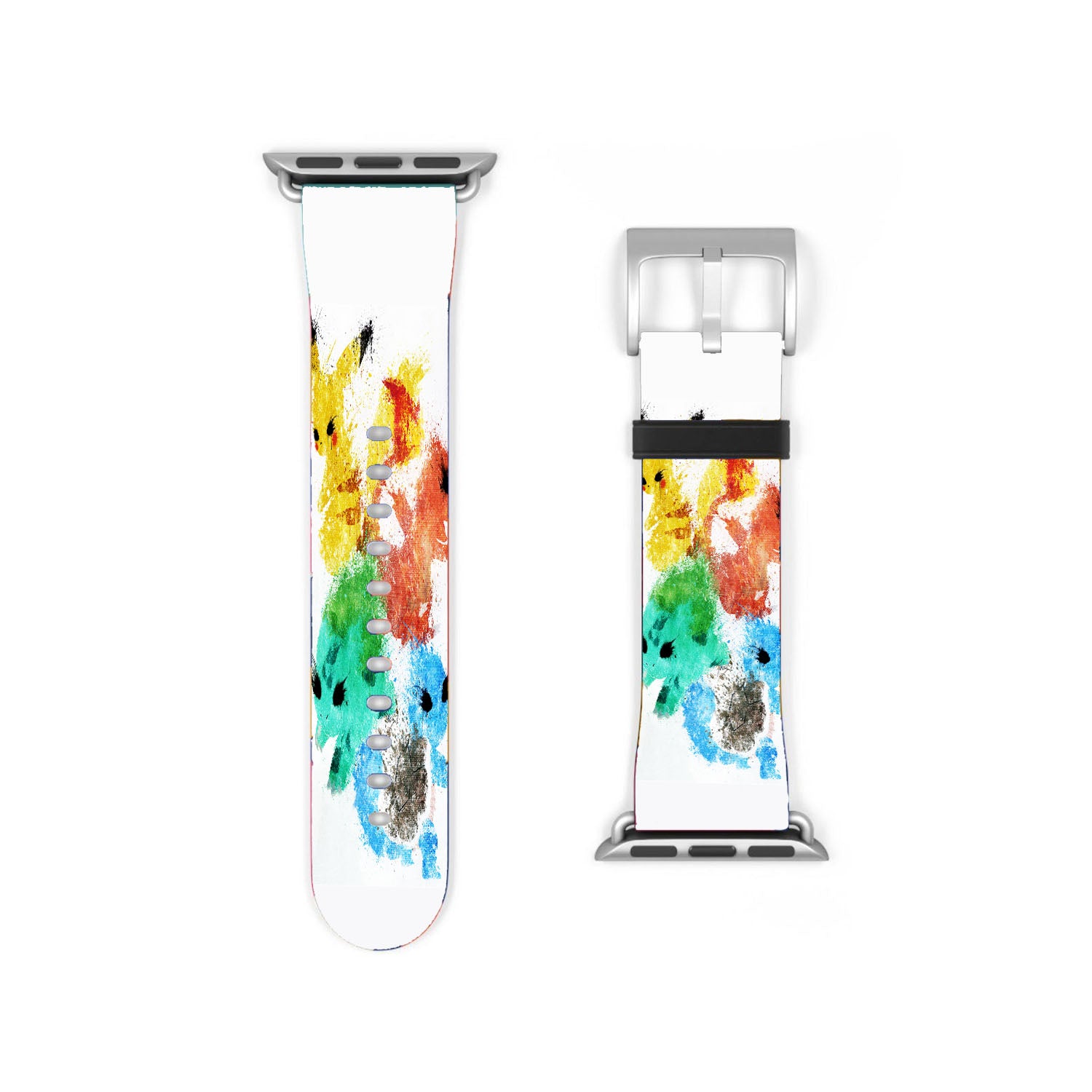 Pikachu Painting Pokemon Apple Watch Band 38Mm - 44Mm