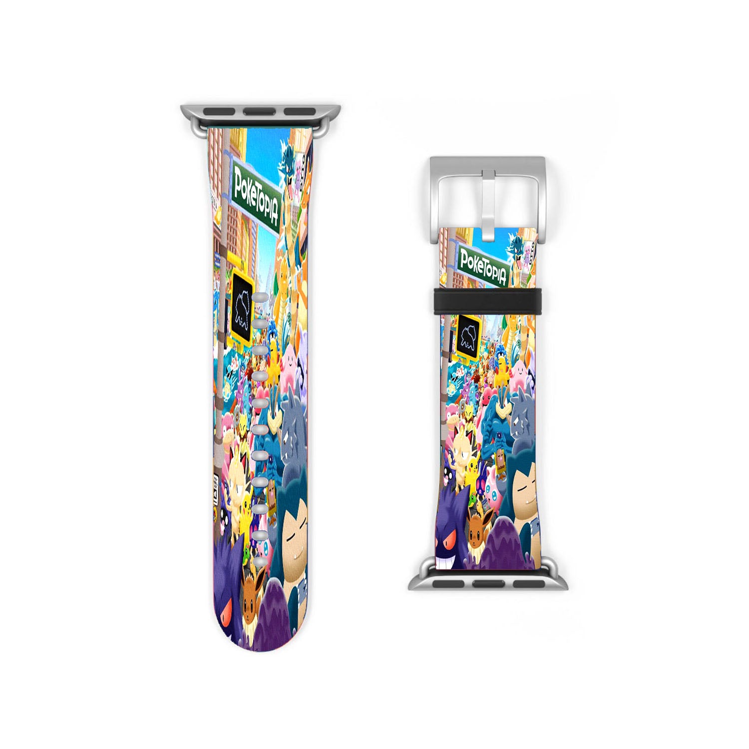 Pokemon All Character In The City Apple Watch Band 38Mm - 44Mm