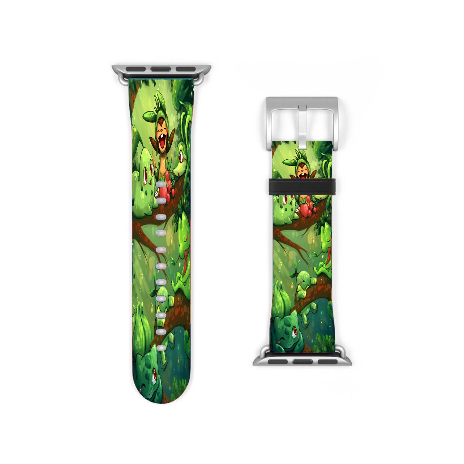 Pokemon All Grass Type Starters Apple Watch Band 38Mm - 44Mm