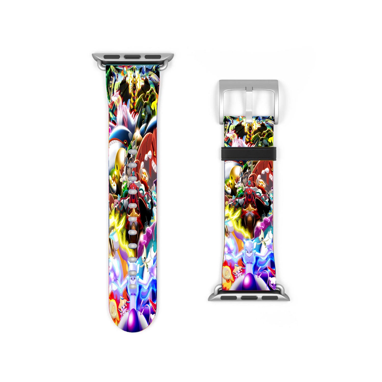 Pokemon Collection Of Neon Time Apple Watch Band 38Mm - 44Mm