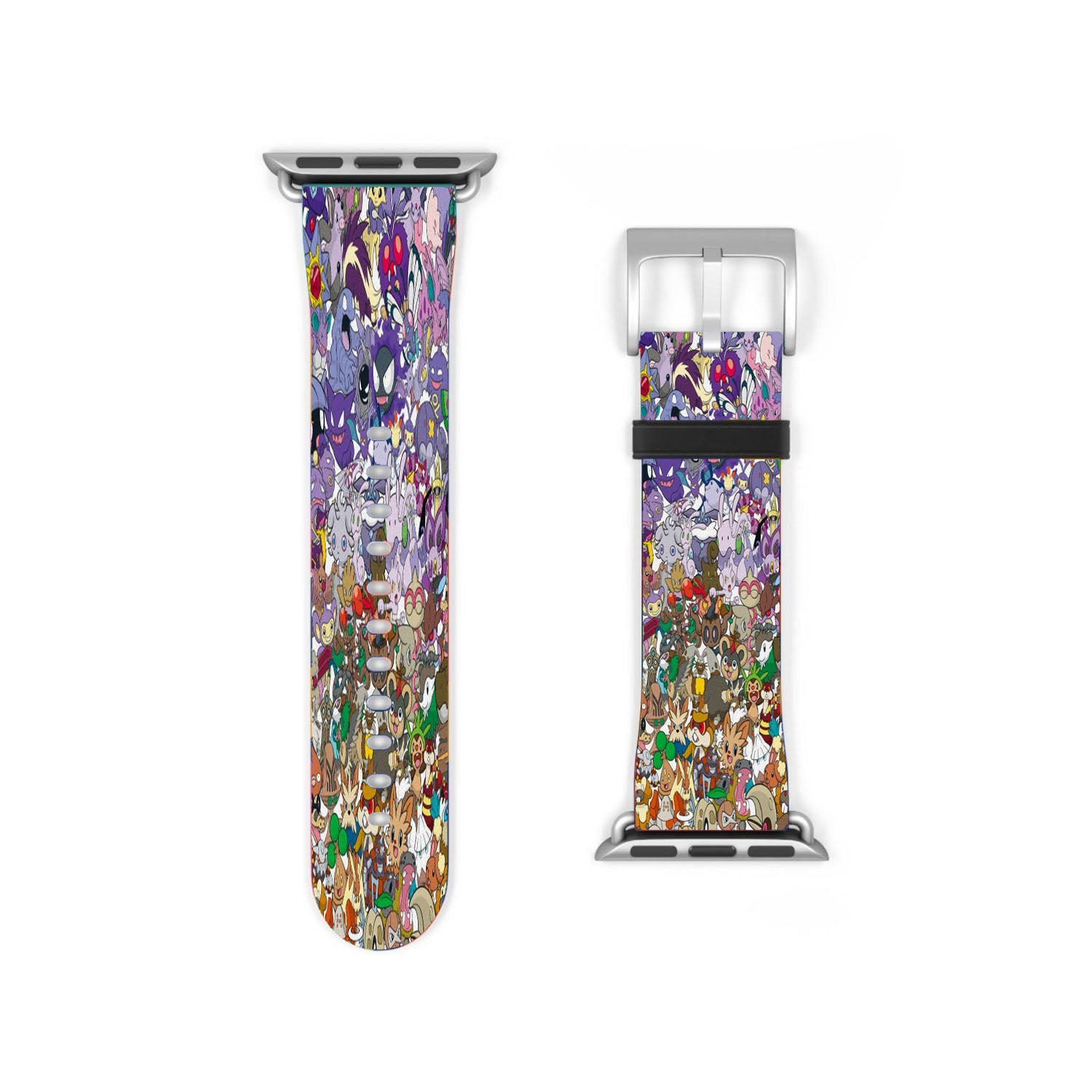Pokemon Color Spectrum Purple To Brown Apple Watch Band 38Mm - 44Mm