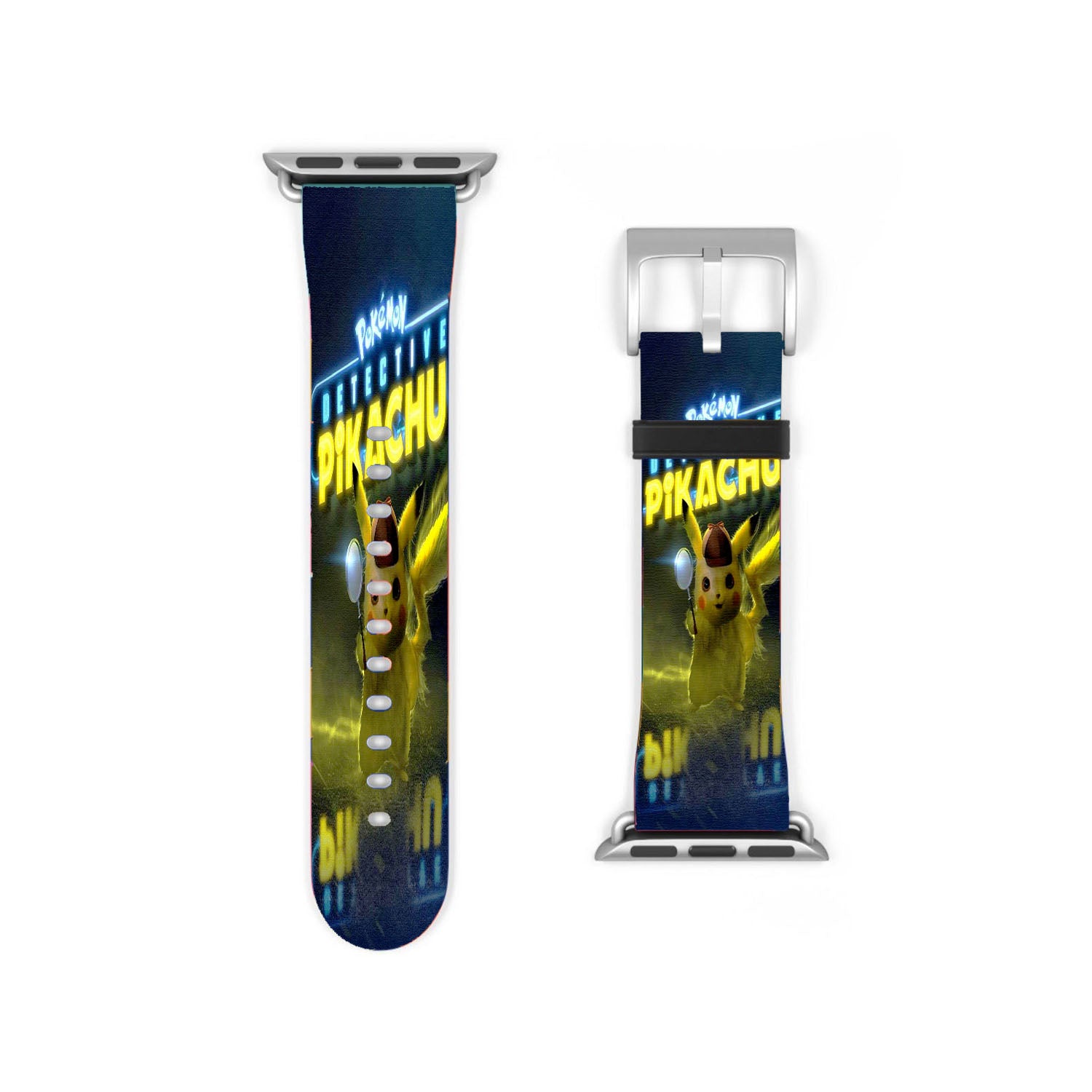 Pokemon Detective Pikachu Poster Canvas Apple Watch Band 38Mm - 44Mm