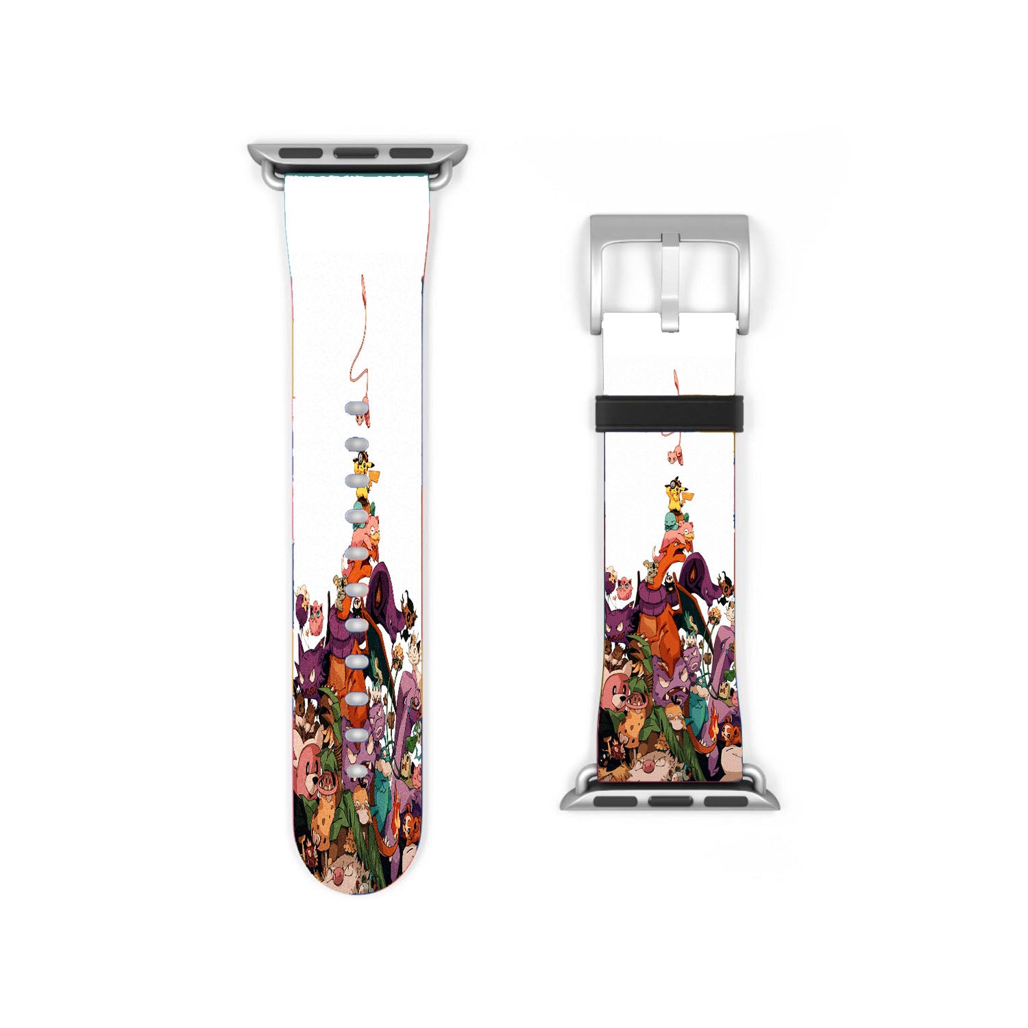 Pokemon Doodle All Characters And Elements Apple Watch Band 38Mm - 44Mm