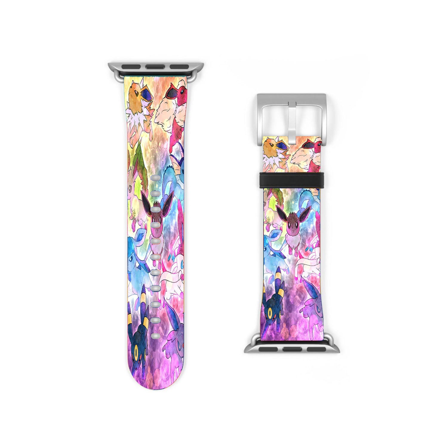 Pokemon Eevee Collections Illustrations Apple Watch Band 38Mm - 44Mm