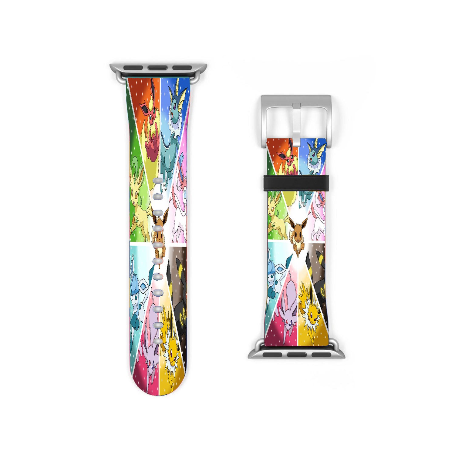 Pokemon Eevee Evolution Pocket Monster Glasses Apple Watch Band 38Mm - 44Mm