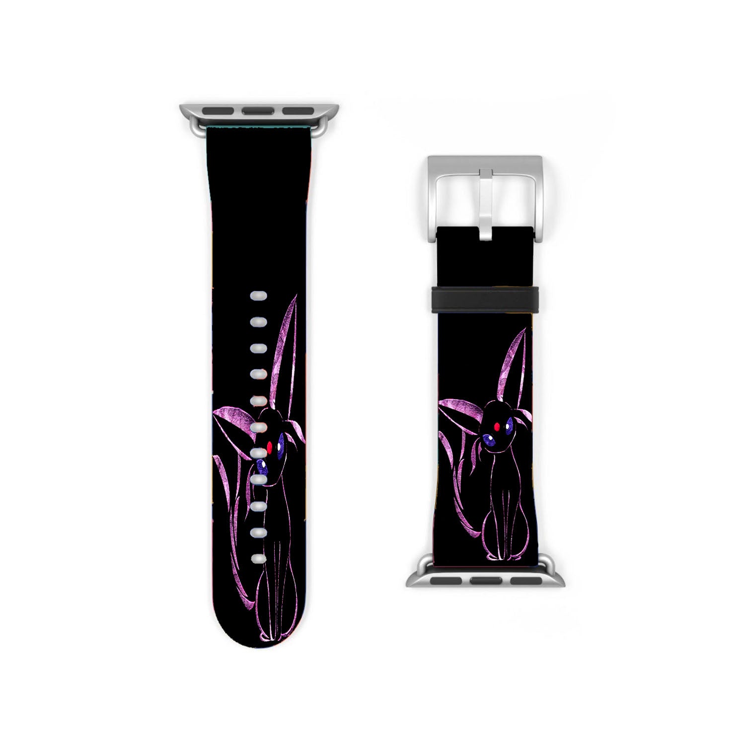 Pokemon Espeon Purple Siluet Apple Watch Band 38Mm - 44Mm