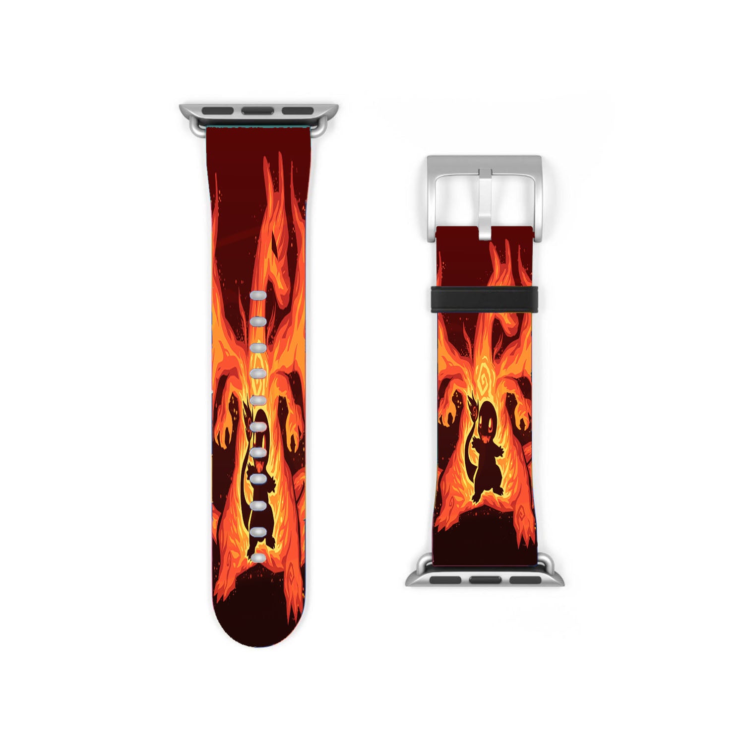 Pokemon Evolution Charmander To Charizard Apple Watch Band 38Mm - 44Mm