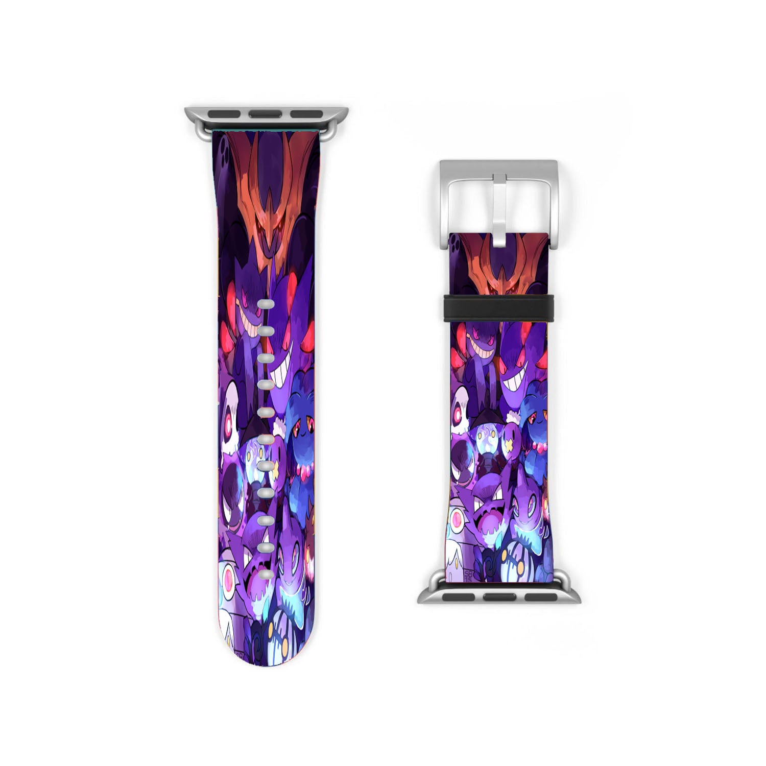 Pokemon Gastly Haunter Gengar Art Go Apple Watch Band 38Mm - 44Mm