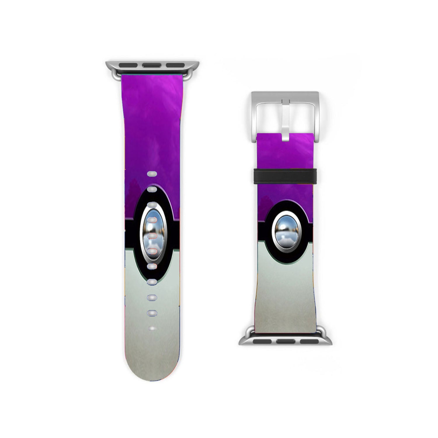 Pokemon Gengar Purple Pokeball Apple Watch Band 38Mm - 44Mm
