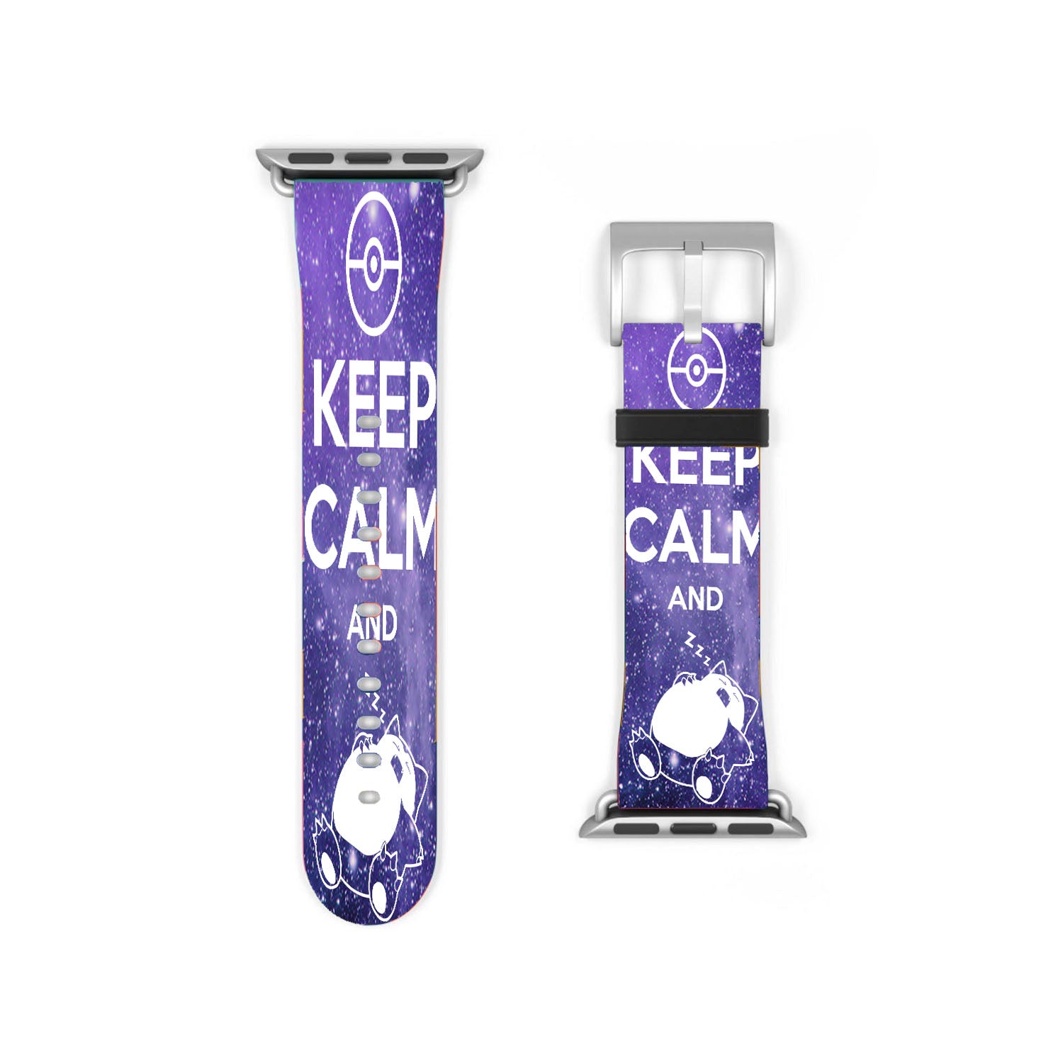 Pokemon Keep Calm And Snorlax Apple Watch Band 38Mm - 44Mm