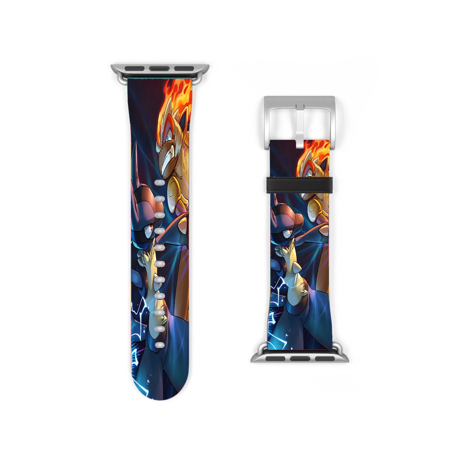 Pokemon Lucario Vs Infernape Apple Watch Band 38Mm - 44Mm