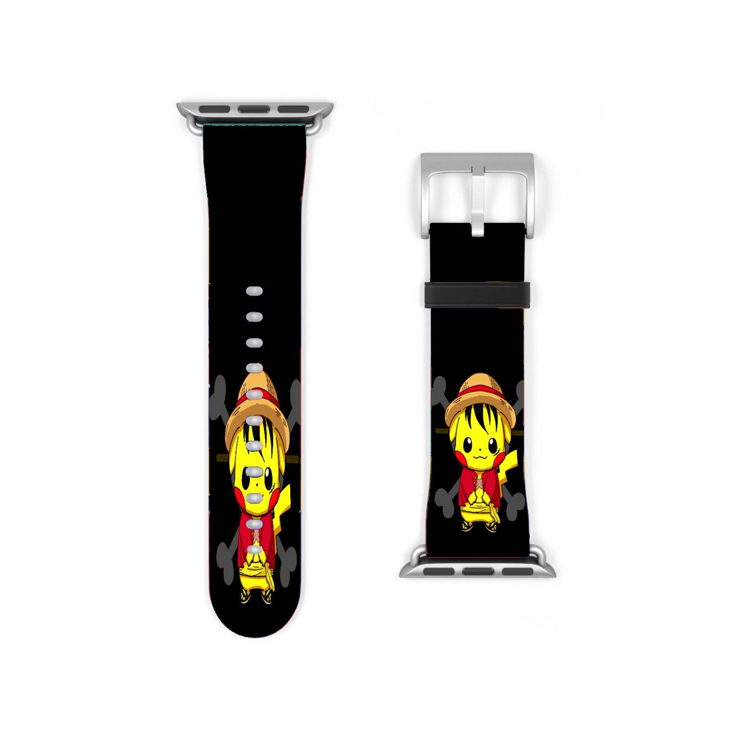 Pokemon Pikachu X One Piece Apple Watch Band 38Mm - 44Mm