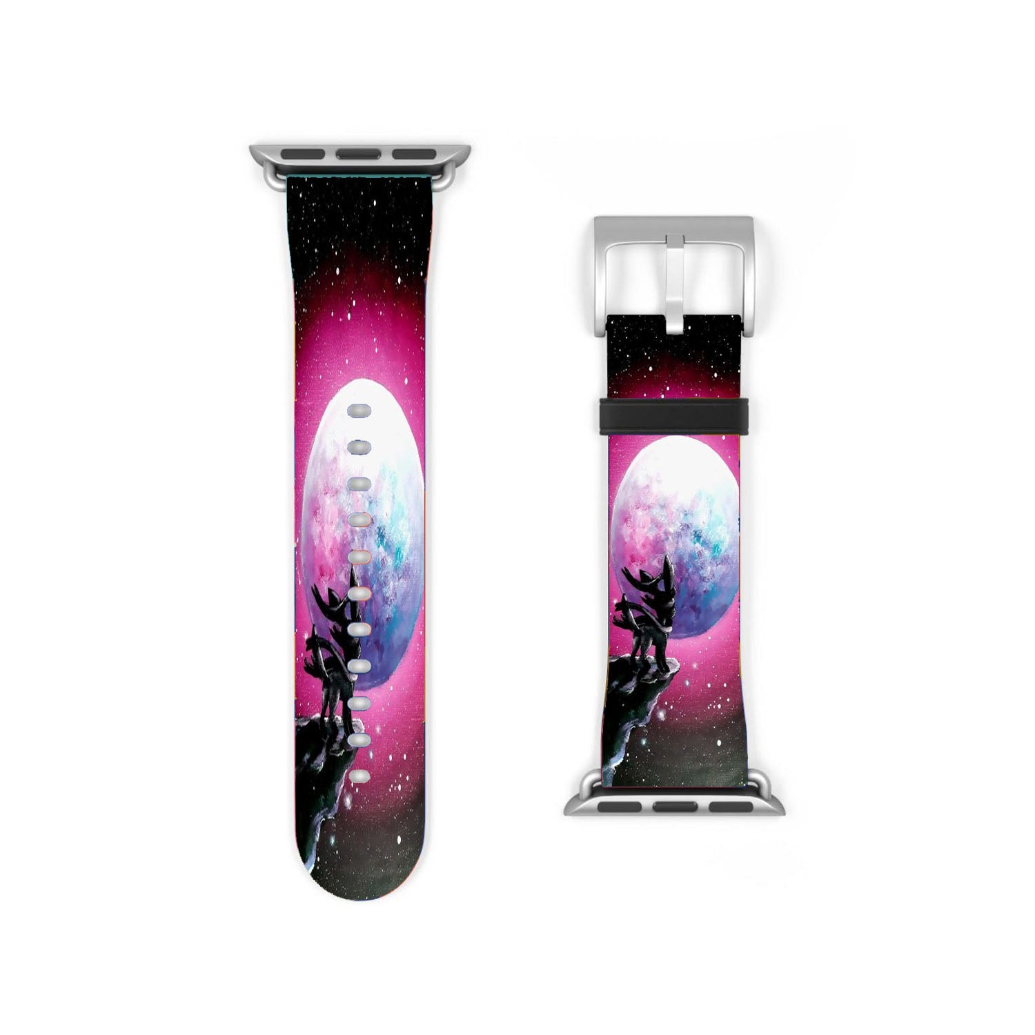 Pokemon Sylveon Under The Moon Art Apple Watch Band 38Mm - 44Mm