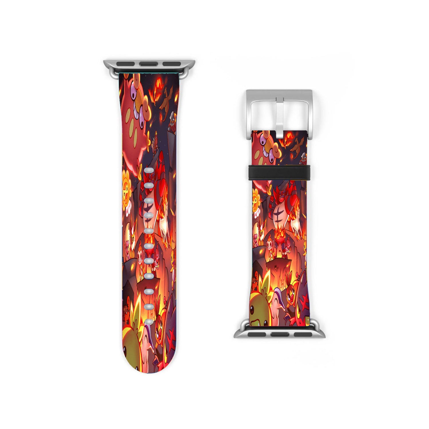 Pokemon Type Fire Collections Apple Watch Band 38Mm - 44Mm