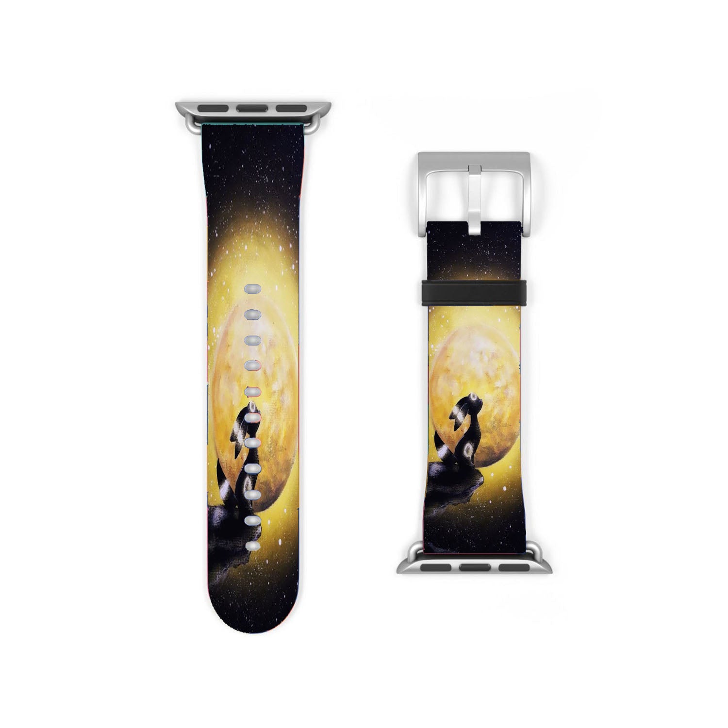 Pokemon Umbreon Under The Moon Art Apple Watch Band 38Mm - 44Mm