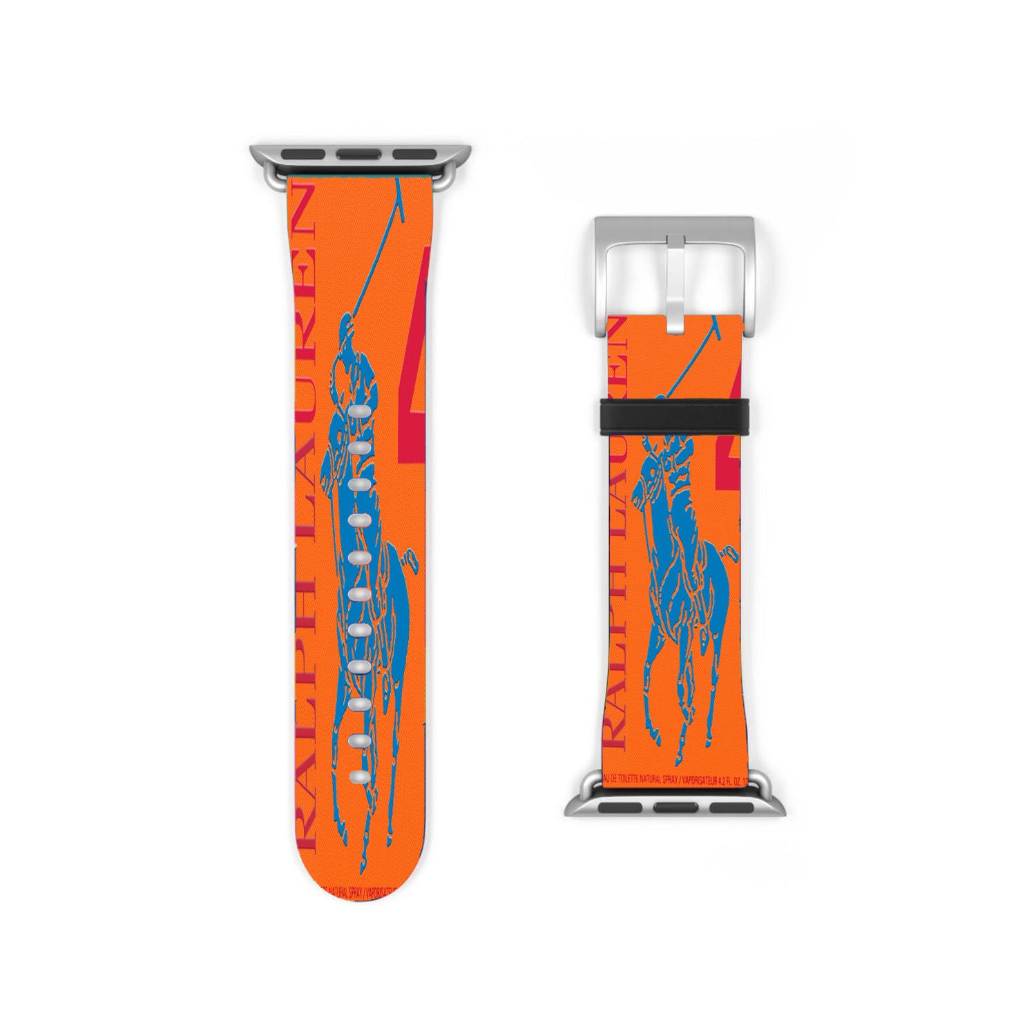 Polo Ralph Lauren Big Pony 4 Orange Parfume Apple Watch Band 38Mm - 44Mm