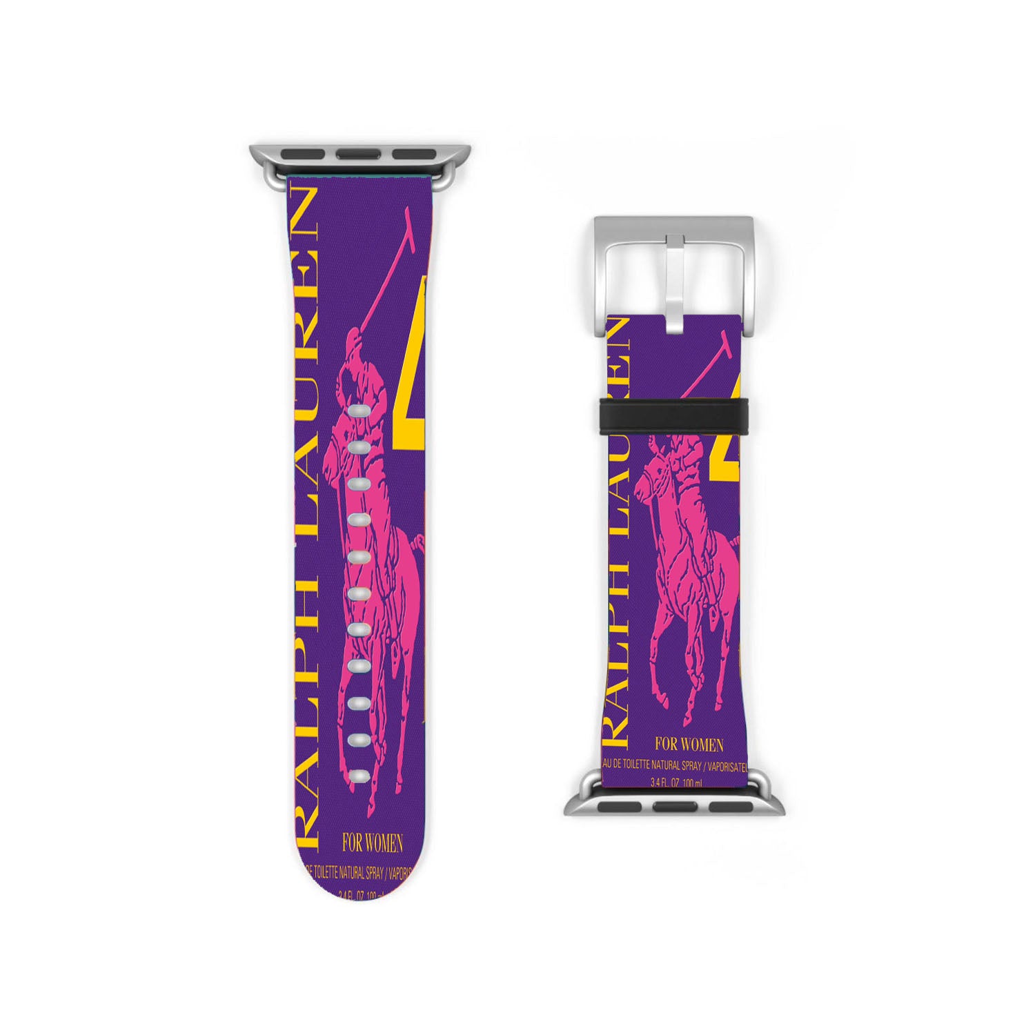 Polo Ralph Lauren Big Pony 4 Purple Parfume Apple Watch Band 38Mm - 44Mm