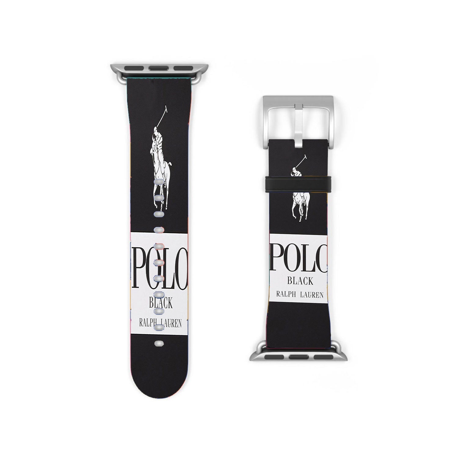 Polo Ralph Lauren Black Apple Watch Band 38Mm - 44Mm