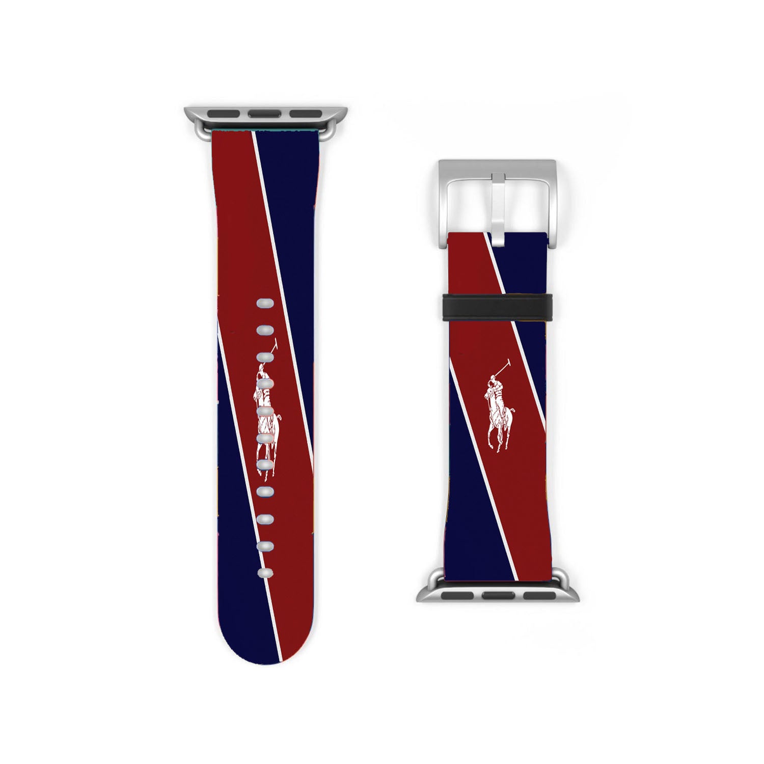 Polo Ralph Lauren Stripe Logo Apple Watch Band 38Mm - 44Mm