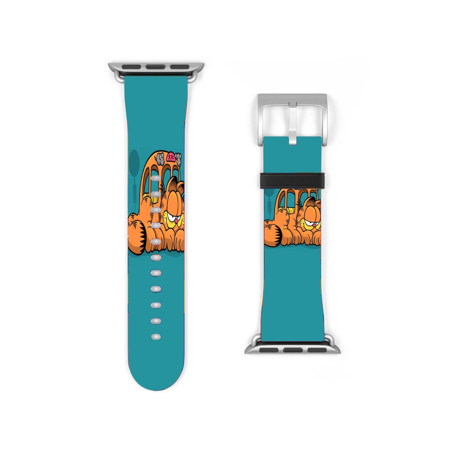 Puss Garfield Meow Bus Apple Watch Band 38Mm - 44Mm