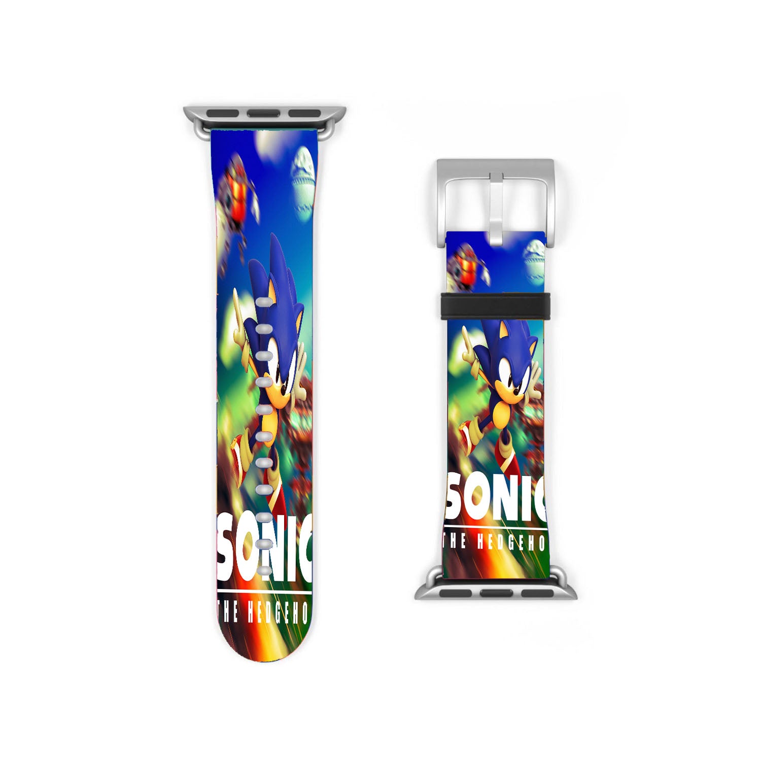 Sonic The Hedgehog Art Apple Watch Band 38Mm - 44Mm