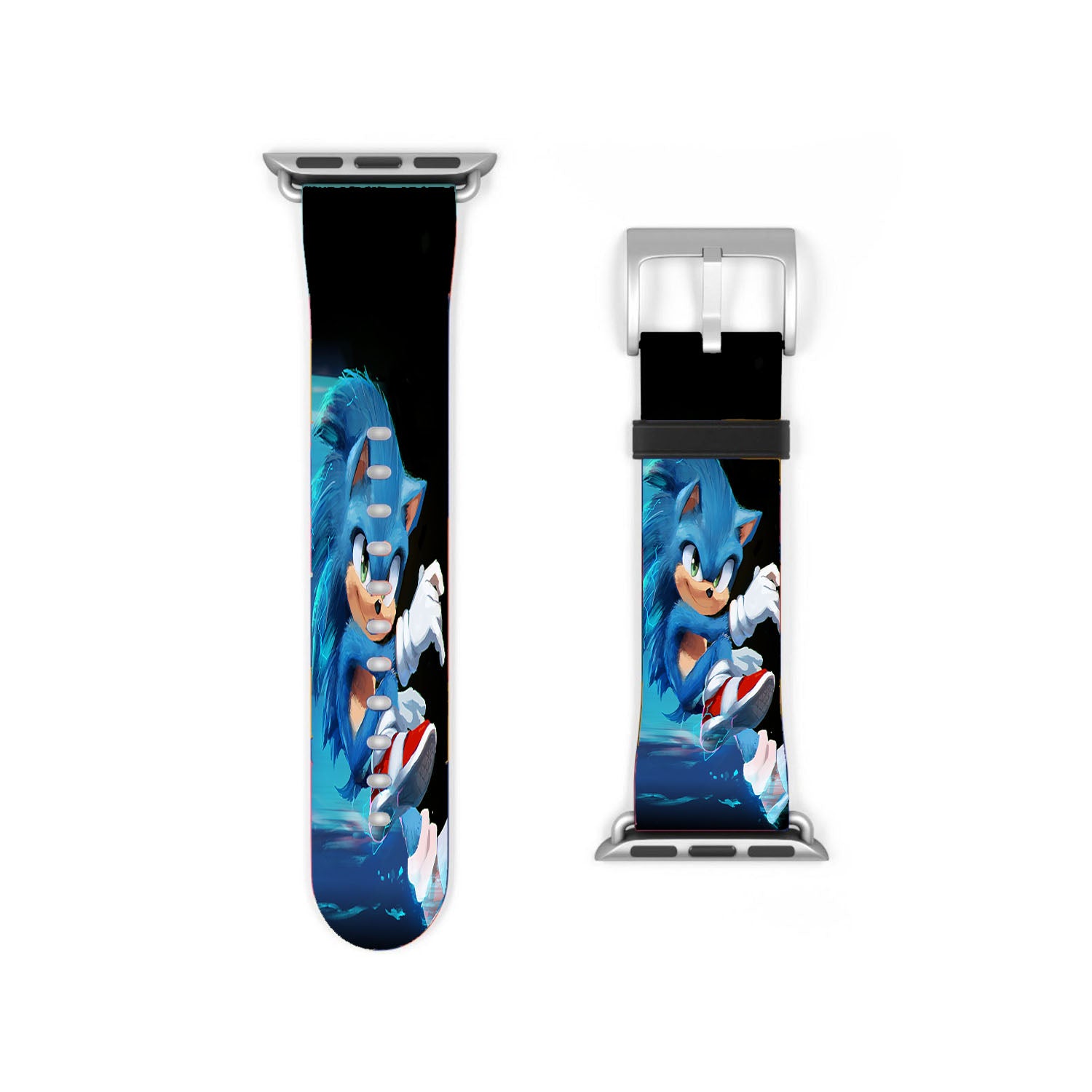 Sonic The Hedgehog Artwork Run Apple Watch Band 38Mm - 44Mm
