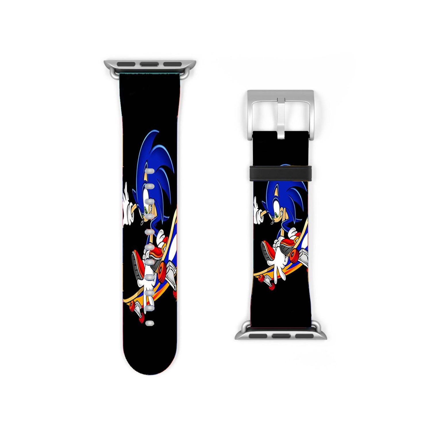 Sonic The Hedgehog Skateboard Apple Watch Band 38Mm - 44Mm