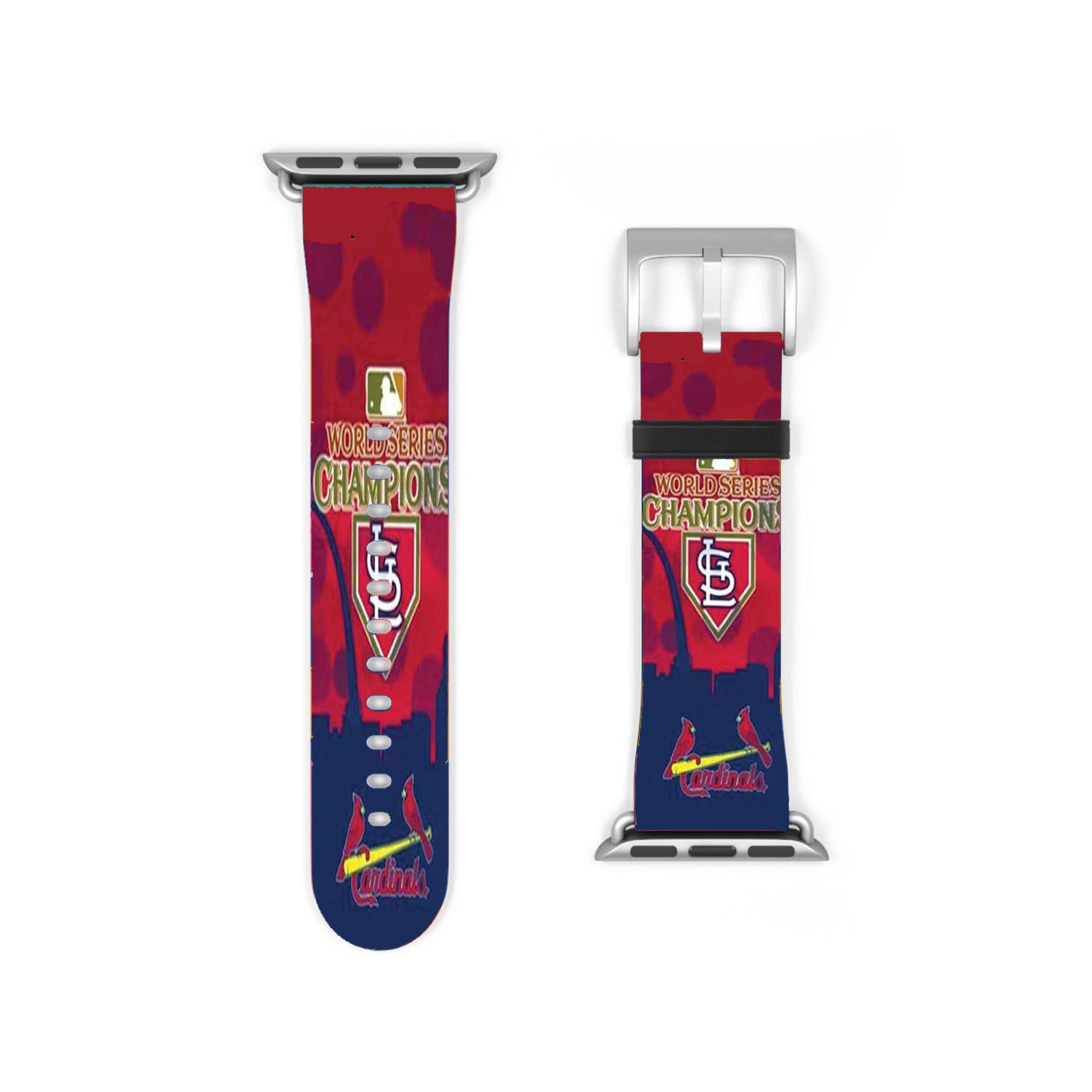 St Louis Cardinals Champ Silhouette Apple Watch Band 38Mm - 44Mm