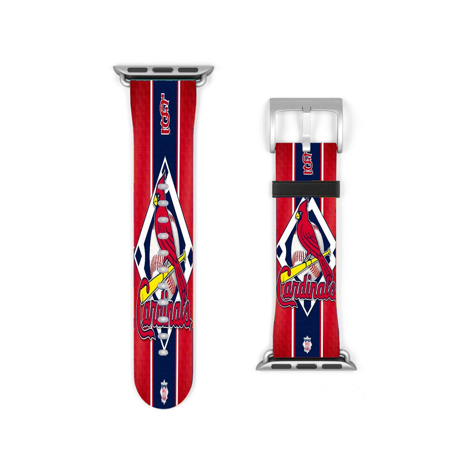 St Louis Cardinals Logo Jersey Apple Watch Band 38Mm - 44Mm