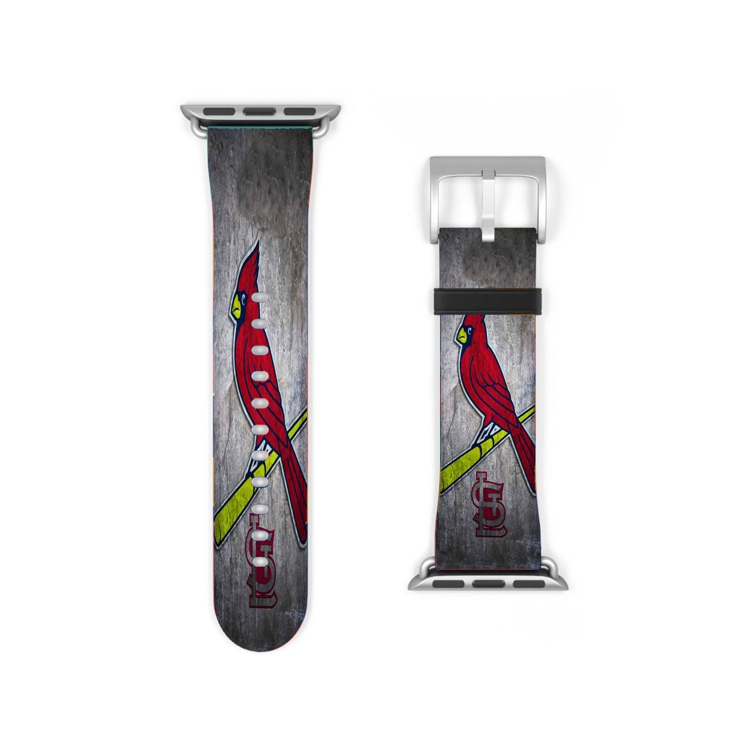 St Louis Cardinals Stone Logo Nfl Apple Watch Band 38Mm - 44Mm
