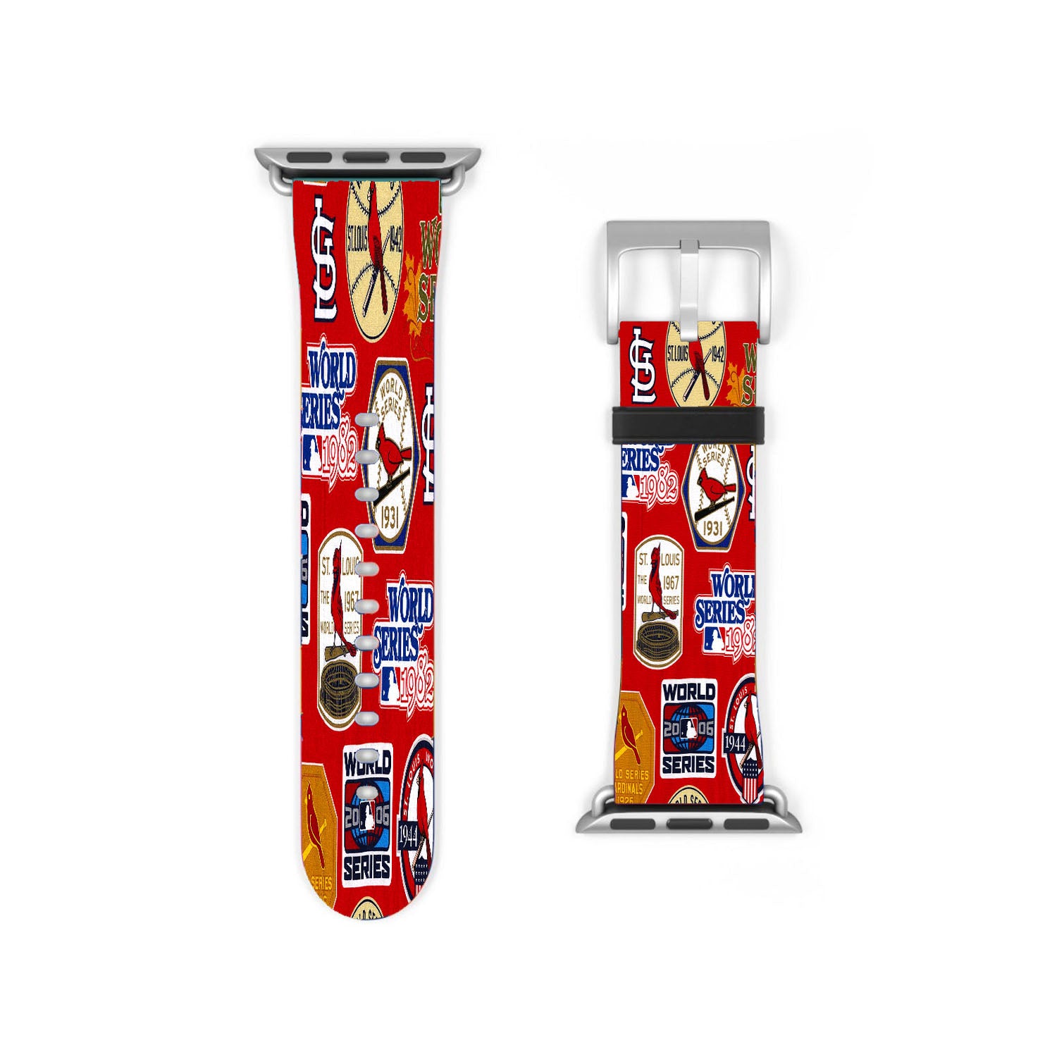 St Louis Cardinals World Series Emblem Apple Watch Band 38Mm - 44Mm