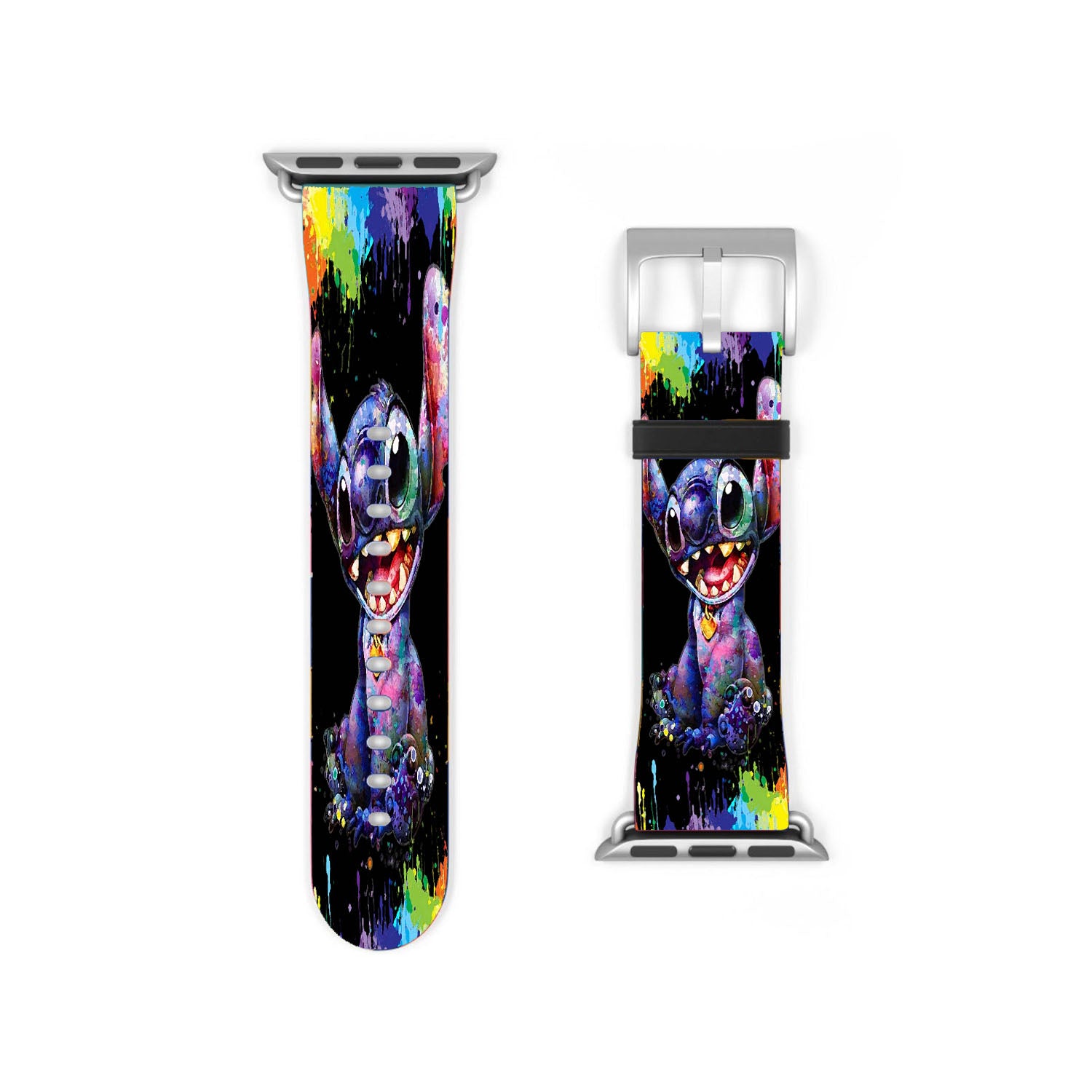 Stitch Cartoon Color Splash Apple Watch Band 38Mm - 44Mm