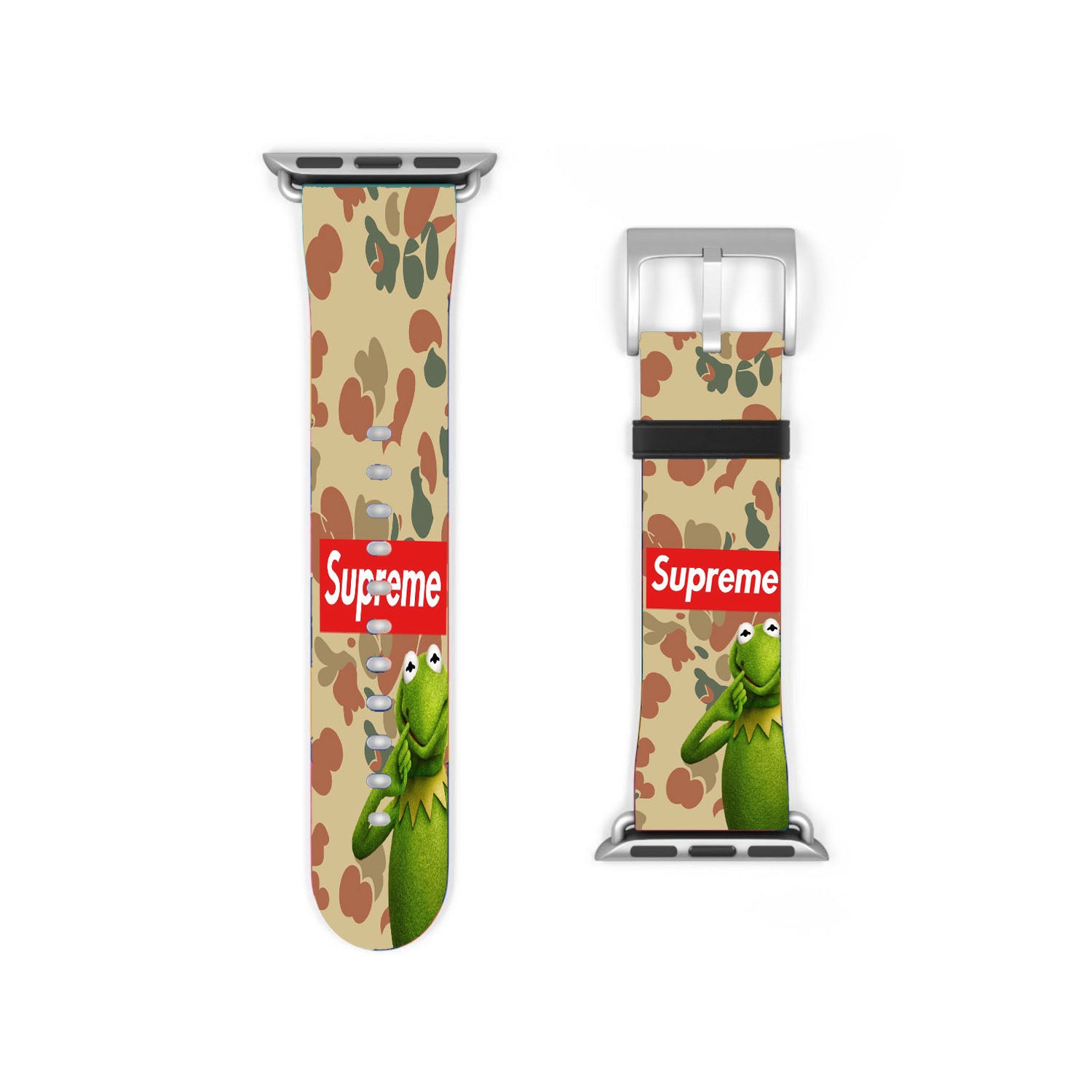 Supreme Kermit Camouflage Apple Watch Band 38Mm - 44Mm