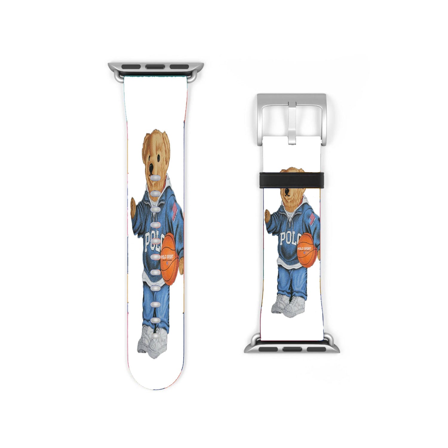 Swag Basketball Bear Polo Ralph Lauren Apple Watch Band 38Mm - 44Mm
