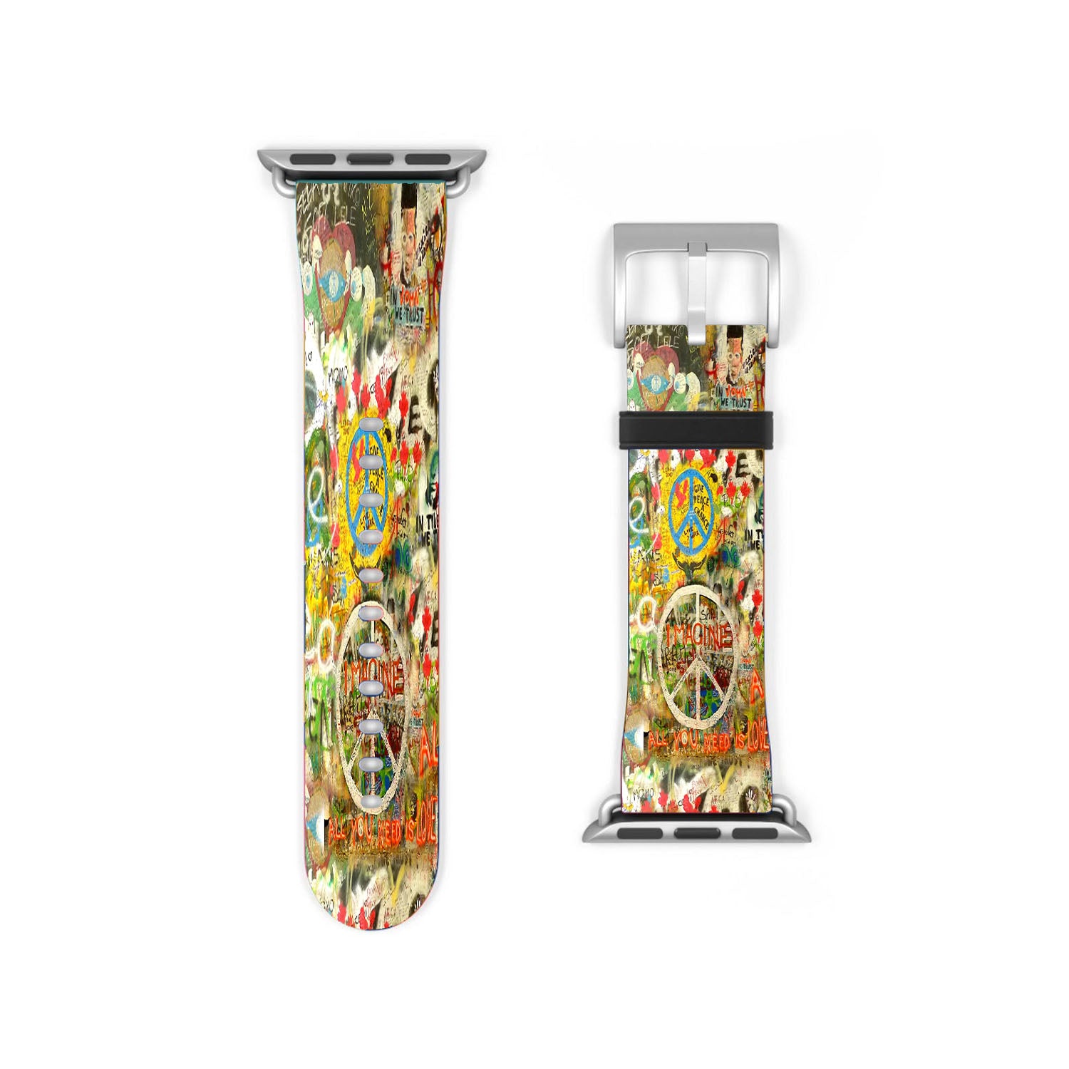 The Beatles John Lennon Peace Sign Apple Watch Band 38Mm - 44Mm
