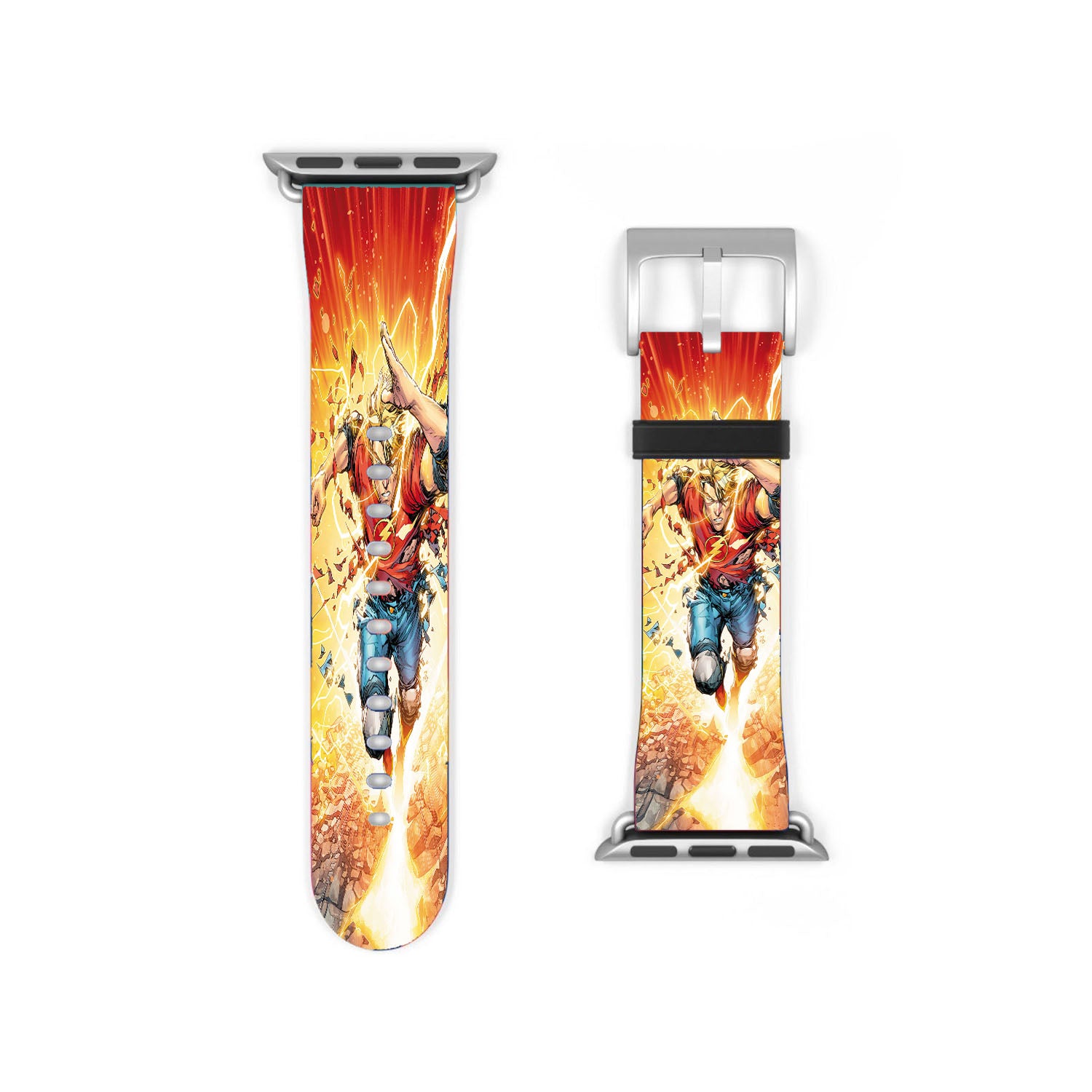 The Flash Super Hero Art Apple Watch Band 38Mm - 44Mm