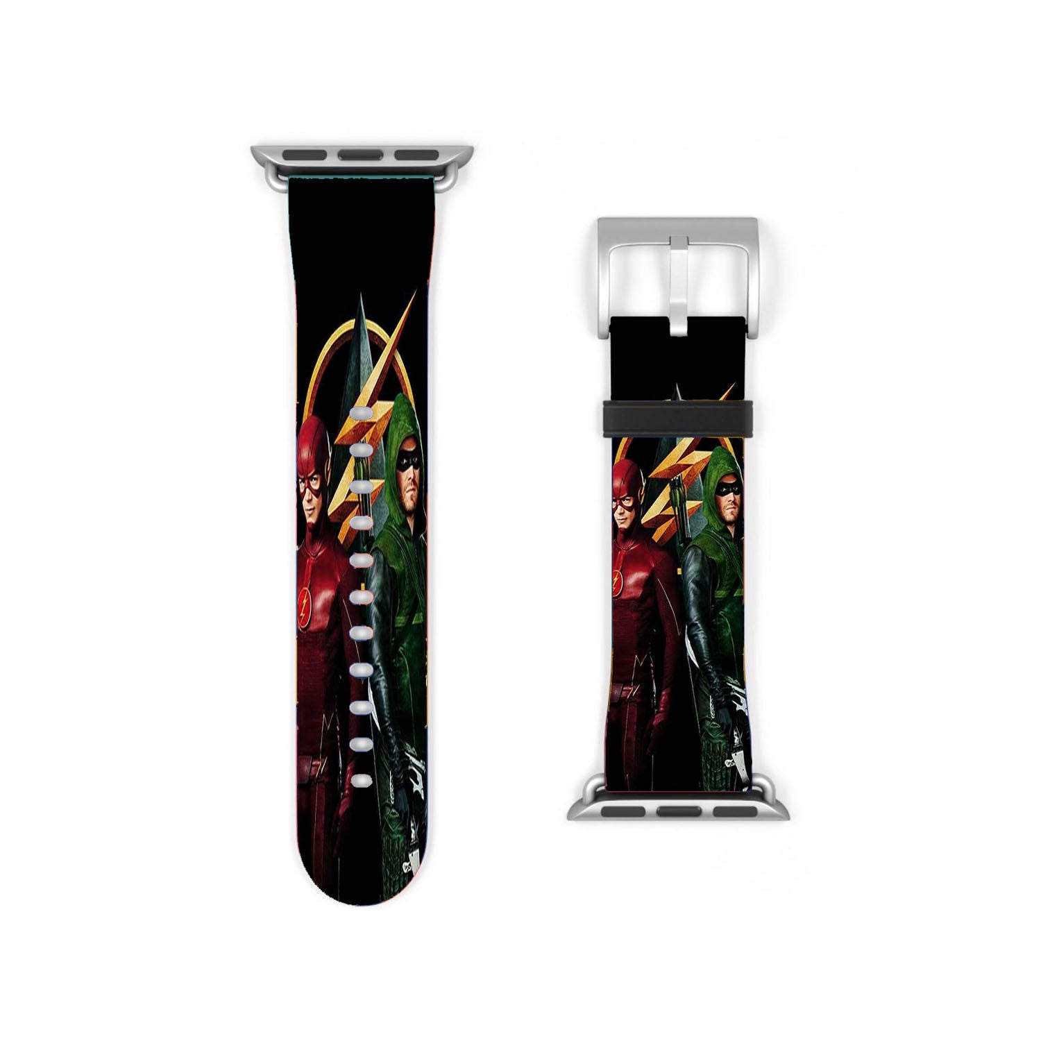 The Flash Vs Green Arrow Dc Apple Watch Band 38Mm - 44Mm
